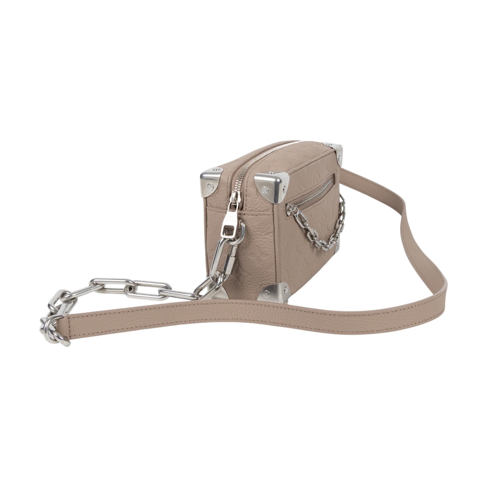 路易威登 LOUIS VUITTON Mini Soft Trunk 斜背包 肩背包 M13868 晶片款  原廠盒子/防塵袋