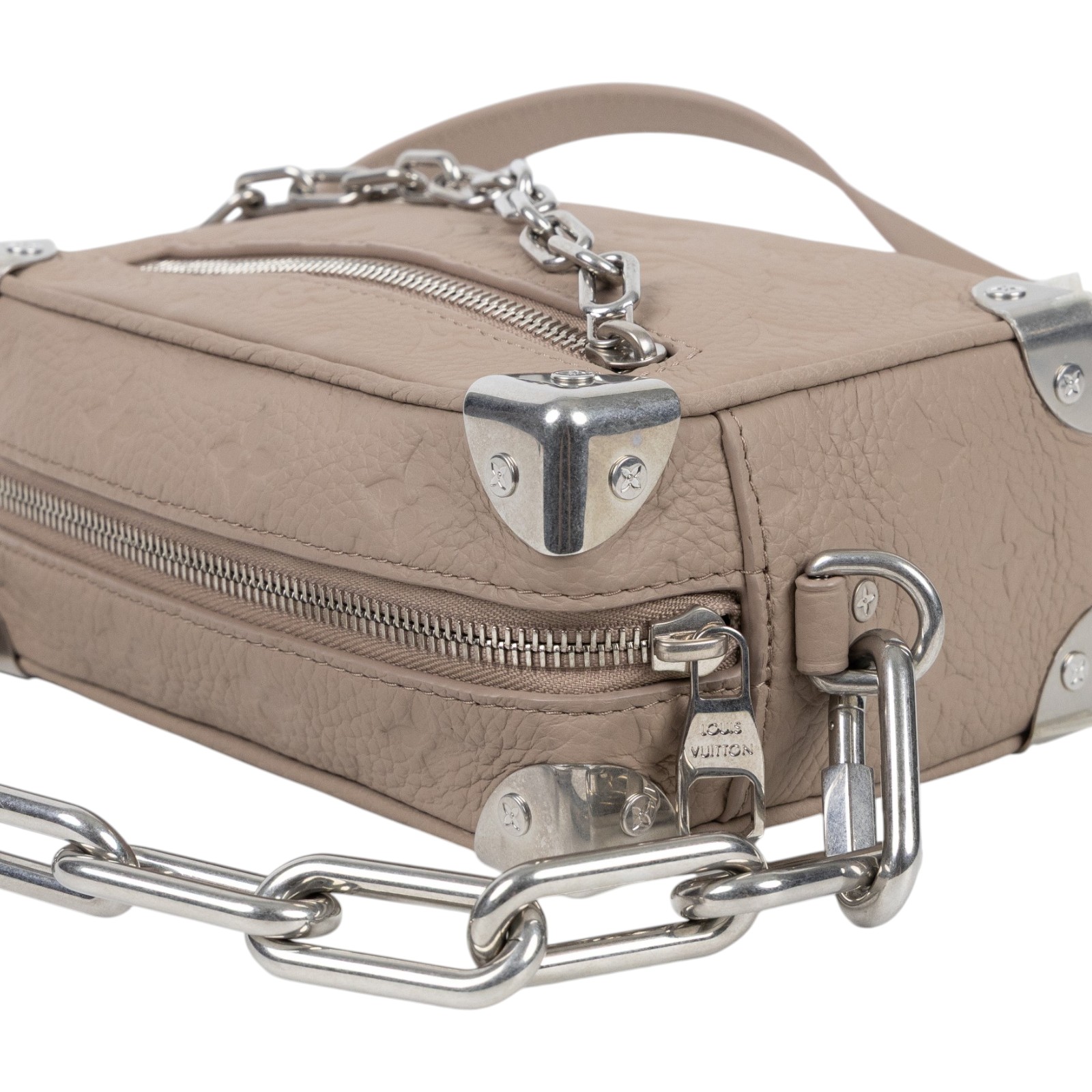 路易威登 LOUIS VUITTON Mini Soft Trunk 斜背包 肩背包 M13868 晶片款  原廠盒子/防塵袋