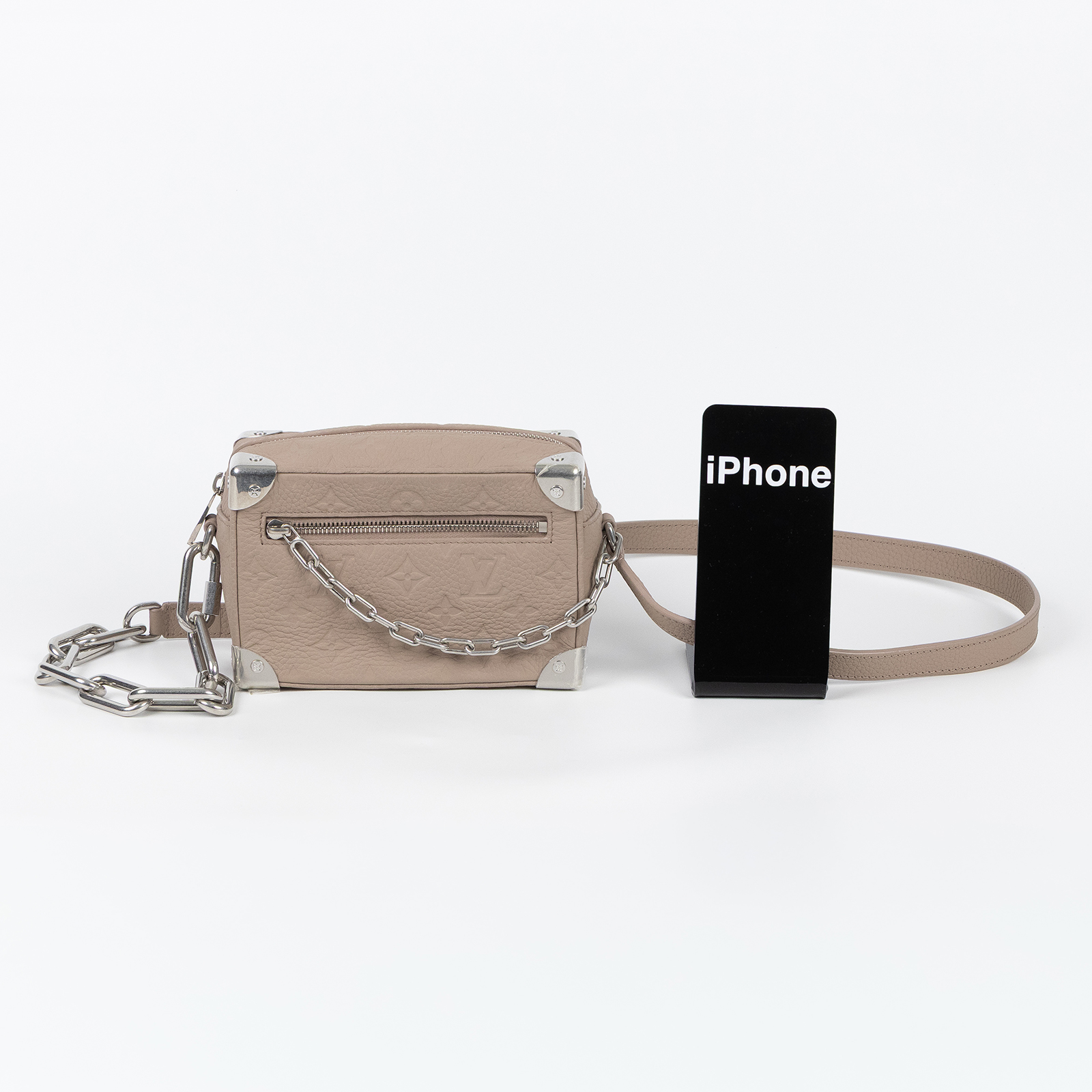 路易威登 LOUIS VUITTON Mini Soft Trunk 斜背包 肩背包 M13868 晶片款  原廠盒子/防塵袋