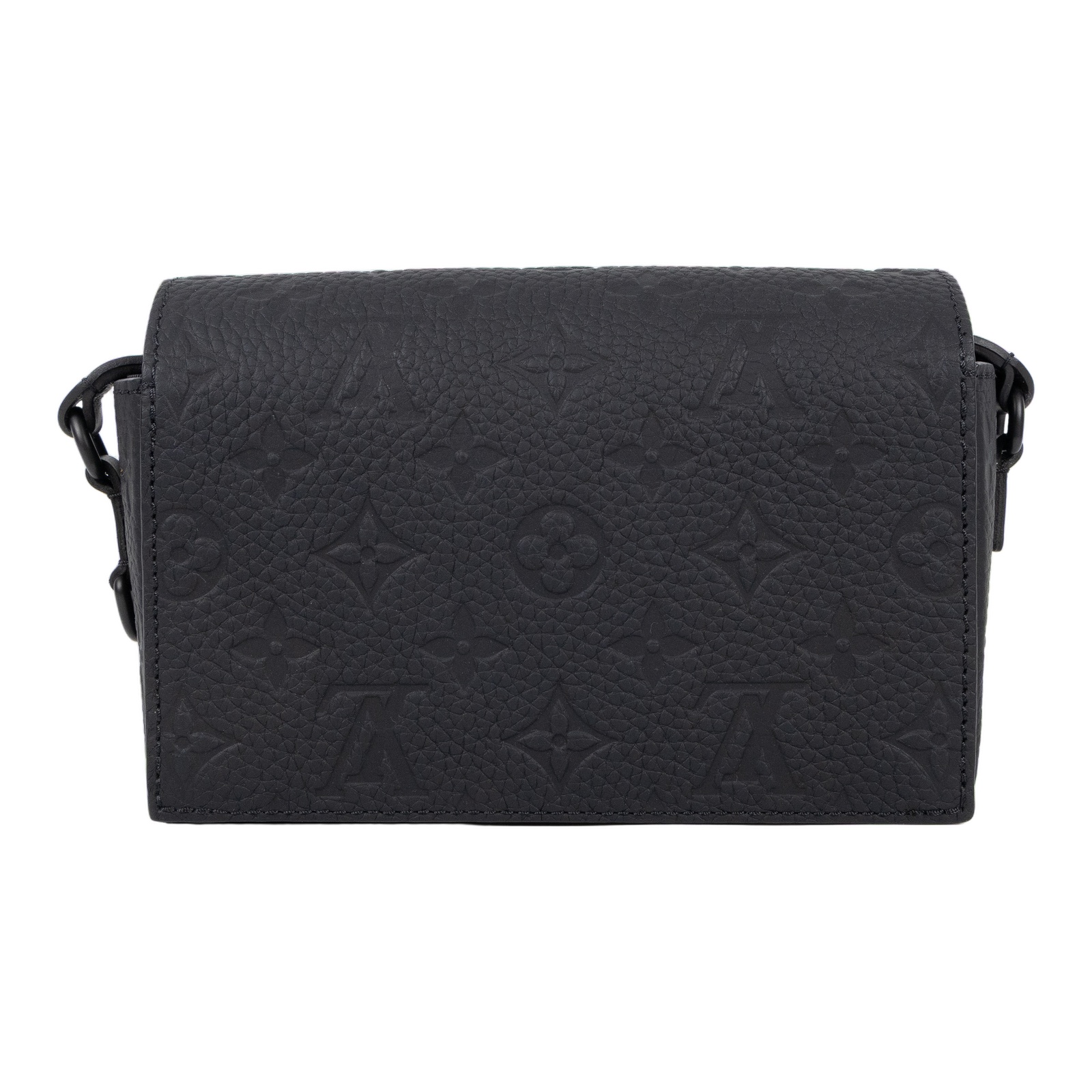 路易威登 LOUIS VUITTON Steamer 隨身 錢包 黑色 M81746 晶片款 黑原花壓紋Steamer肩背包 防塵袋