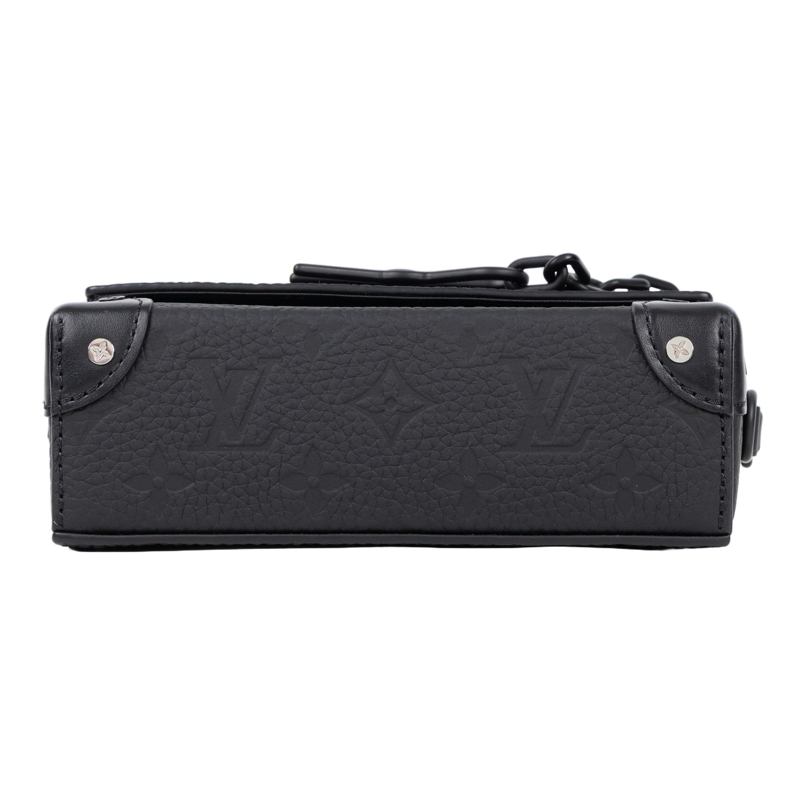 路易威登 LOUIS VUITTON Steamer 隨身 錢包 黑色 M81746 晶片款 黑原花壓紋Steamer肩背包 防塵袋