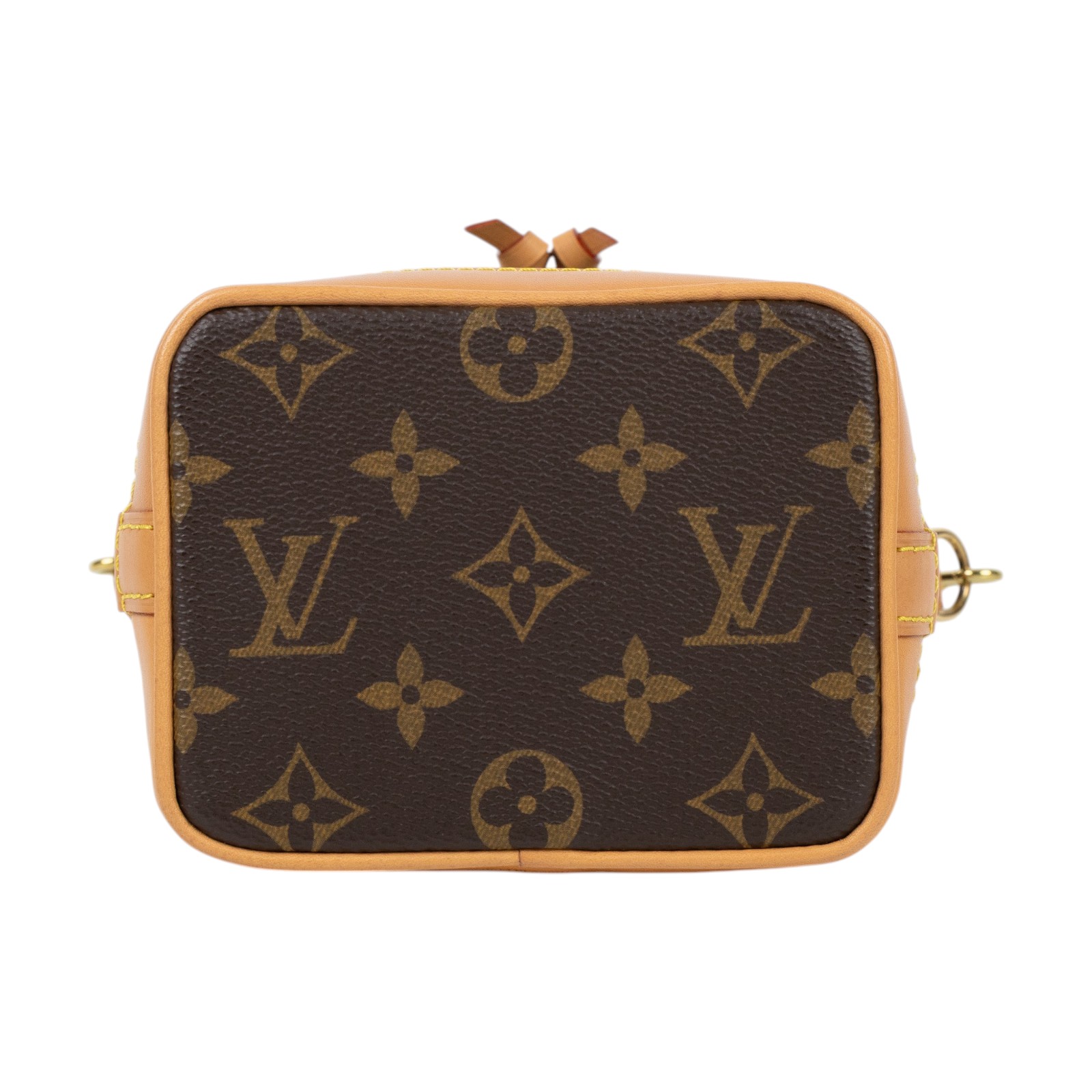 路易威登 LOUIS VUITTON Nano Noé 原花 束口水桶包 M81266 晶片款 原花 NANO NOE水桶包 原廠盒子/防塵袋/購買證明/背帶