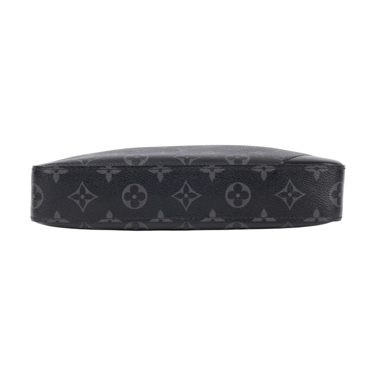 路易威登 LOUIS VUITTON Trio 郵差包 Eclipse帆布 黑色 灰色 M69443 晶片款  原廠盒子/防塵袋/購買證明/子包2/背帶