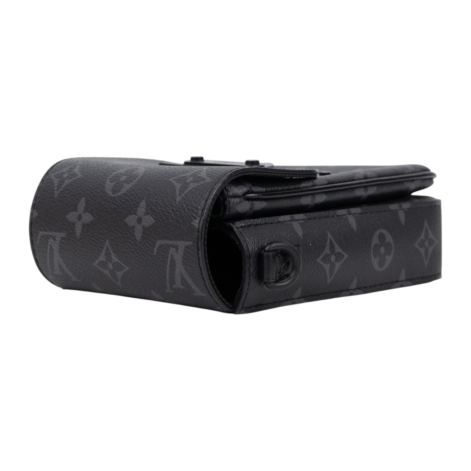 路易威登 LOUIS VUITTON S-Lock 直式隨身錢包 M82252 晶片款 黑S-Lock 鎖扣直式隨身錢包 原廠盒子/防塵袋/背帶