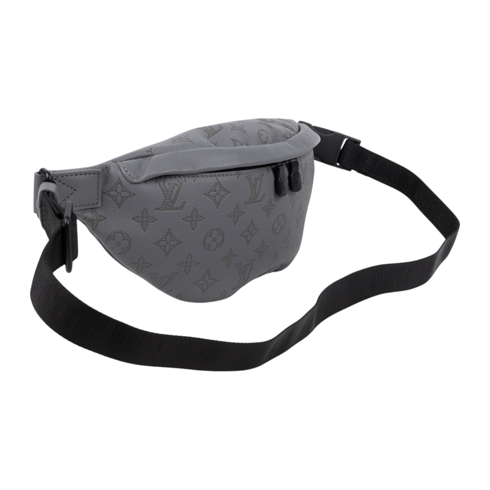 路易威登 LOUIS VUITTON Discovery 腰包 灰色 M46108 晶片款 灰壓花DISCOVERY腰包 無附屬品
