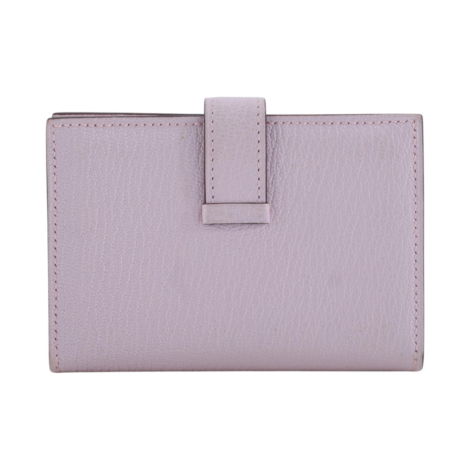 愛馬仕 Hermes Bearn Mini 短夾 BEARNMINI W US 009 IS W刻 櫻花粉MINI BEARN 原廠盒子