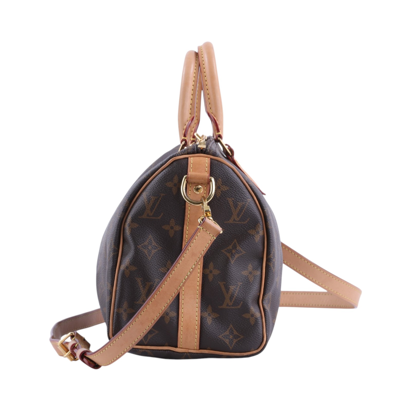路易威登 LOUIS VUITTON Speedy Bandoulière 25  波士頓包 手提包 經典帆布 M46977 晶片款  原廠盒子/背帶/鎖組/防塵袋