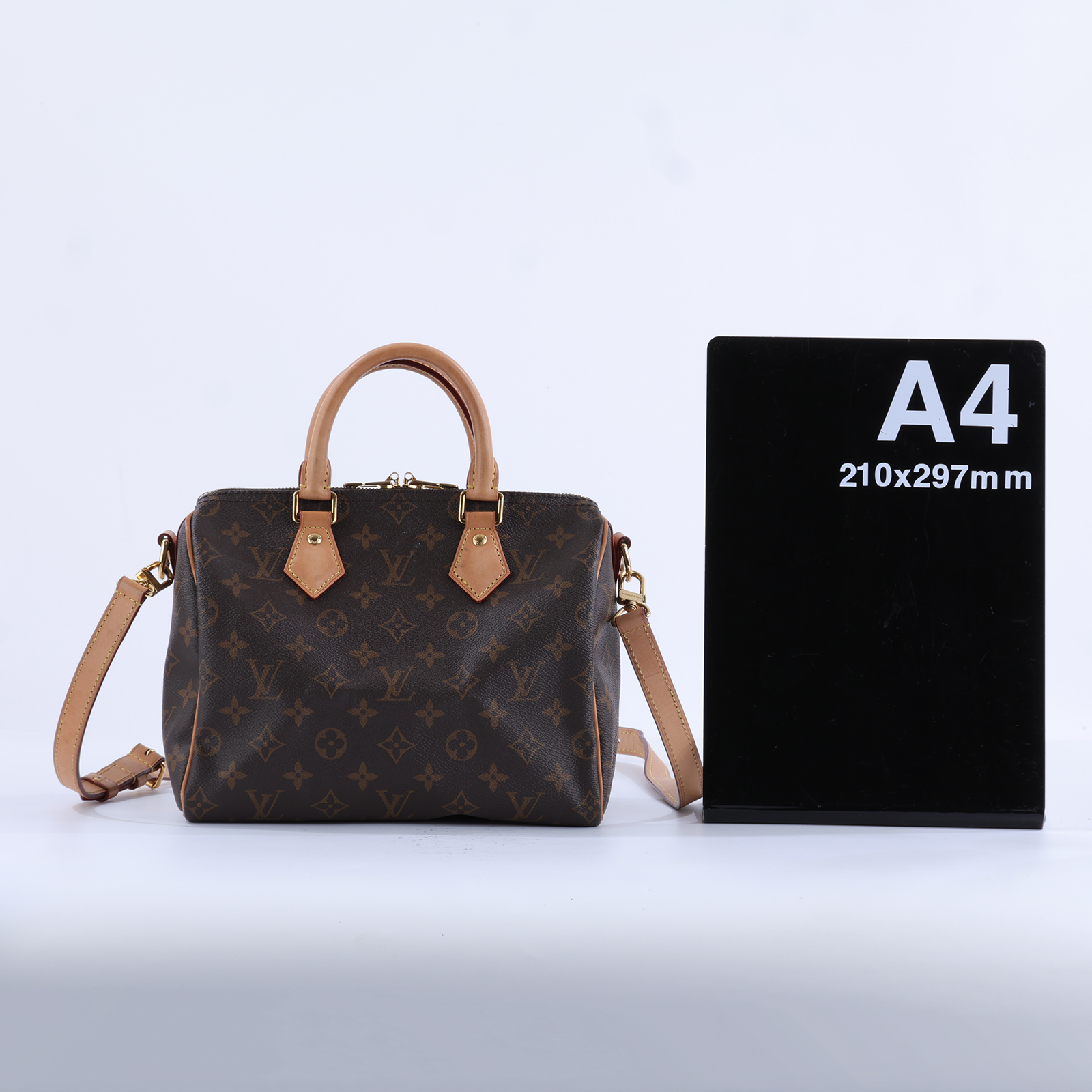 路易威登 LOUIS VUITTON Speedy Bandoulière 25  波士頓包 手提包 經典帆布 M46977 晶片款  原廠盒子/背帶/鎖組/防塵袋