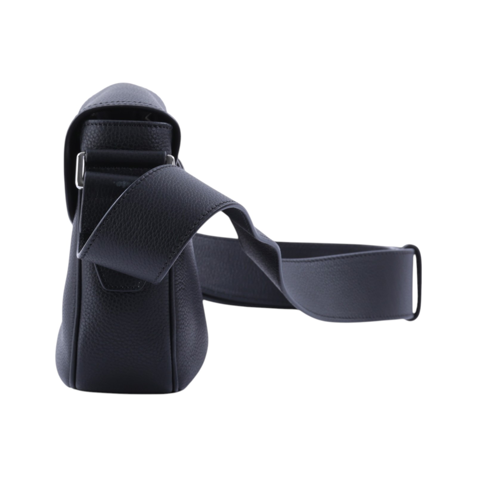 迪奧 CHRISTIAN DIOR Saddle 郵差包 1ADME130YMJ 黑牛皮SADDLE迷你郵差包 防塵袋