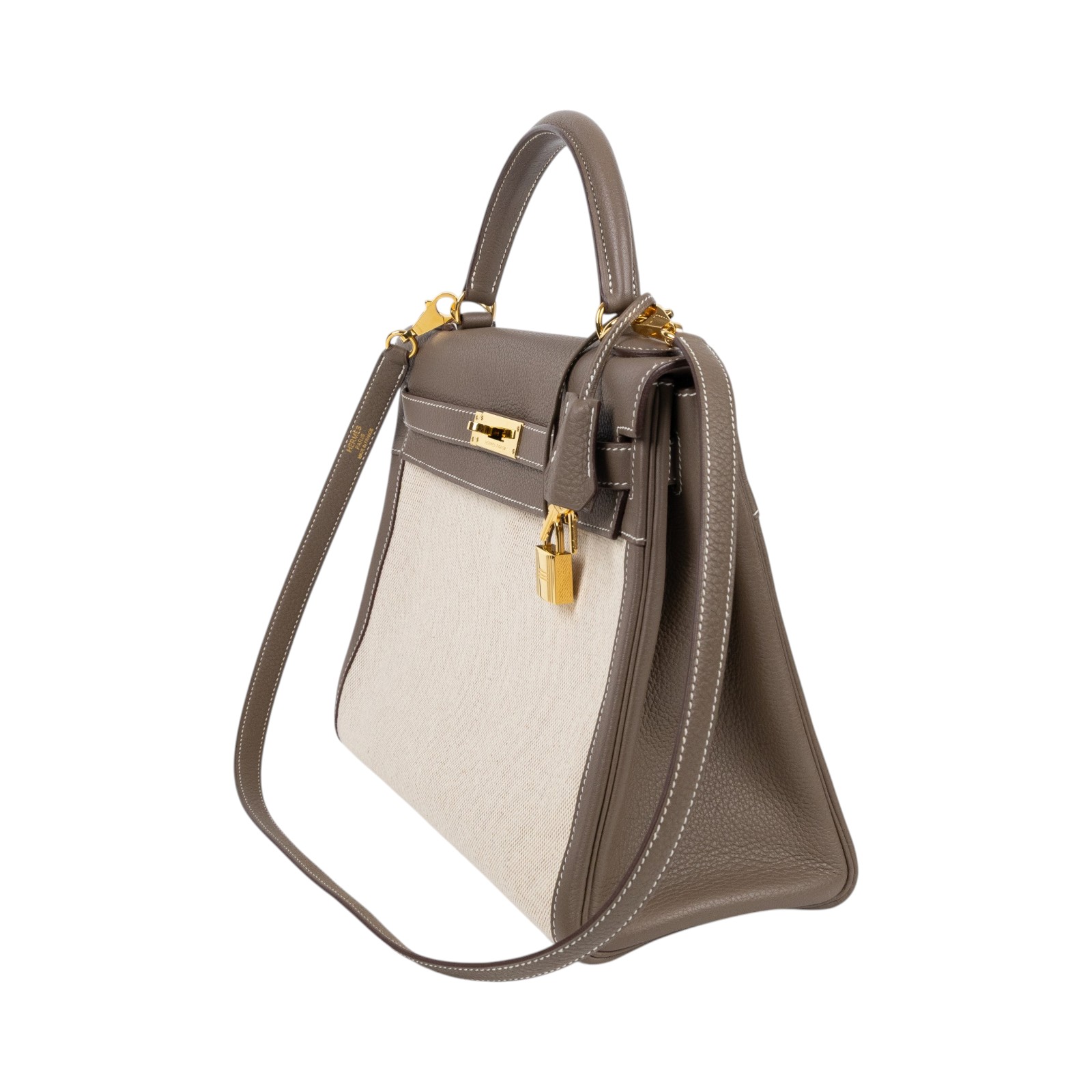 愛馬仕 Hermes Kelly Bag 凱莉包 32 KL32 口M X12  原廠盒子/防塵袋/背帶/鎖組/雨衣