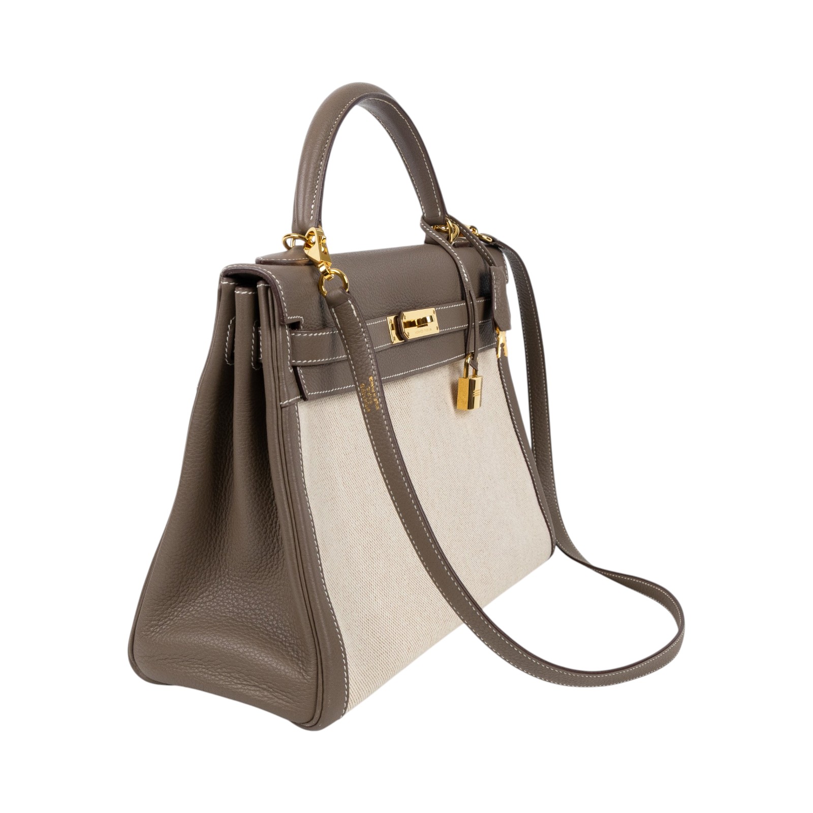愛馬仕 Hermes Kelly Bag 凱莉包 32 KL32 口M X12  原廠盒子/防塵袋/背帶/鎖組/雨衣