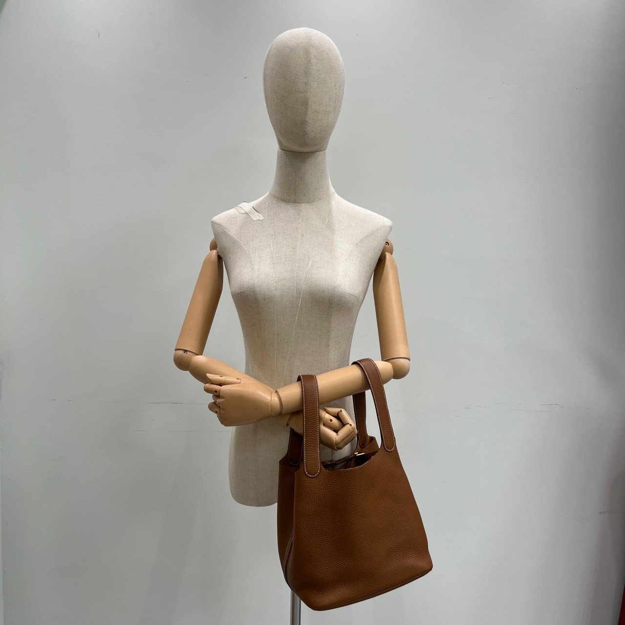 愛馬仕 Hermes Picotin Lock 22 菜籃子包 PT22 U FM 004 PM U刻 金棕PICOTIN22 原廠盒子/防塵袋/鎖組