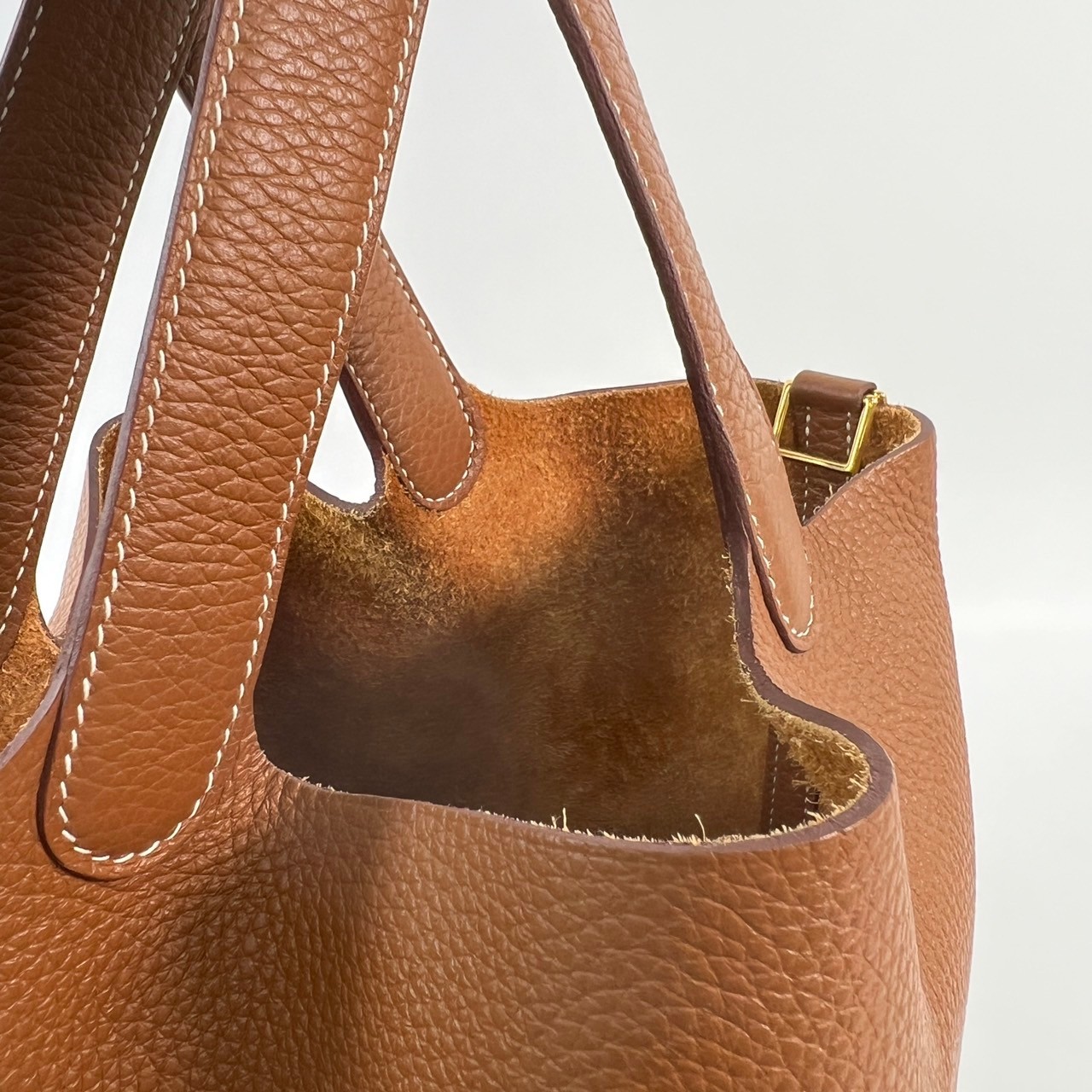 愛馬仕 Hermes Picotin Lock 22 菜籃子包 PT22 U FM 004 PM U刻 金棕PICOTIN22 原廠盒子/防塵袋/鎖組