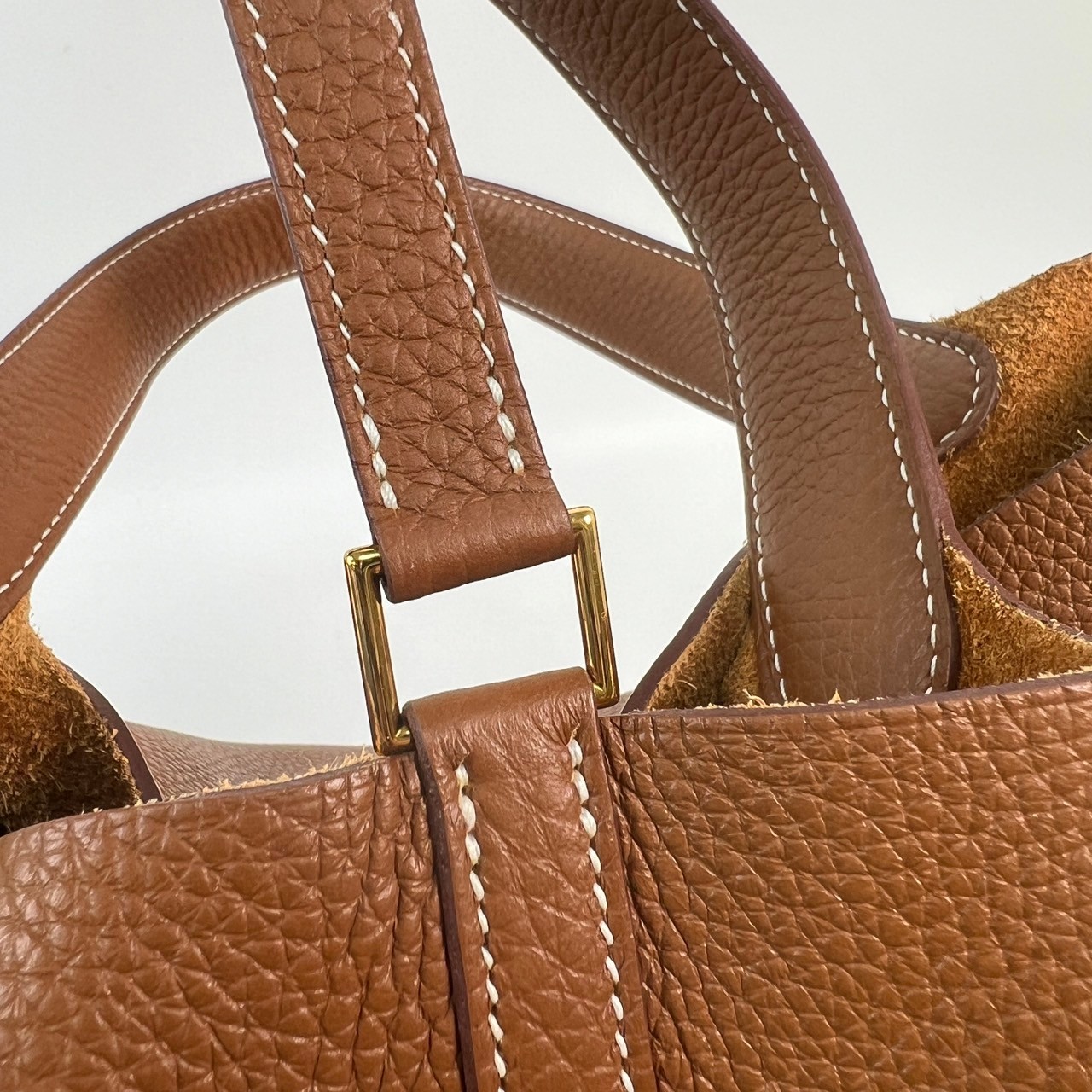 愛馬仕 Hermes Picotin Lock 22 菜籃子包 PT22 U FM 004 PM U刻 金棕PICOTIN22 原廠盒子/防塵袋/鎖組