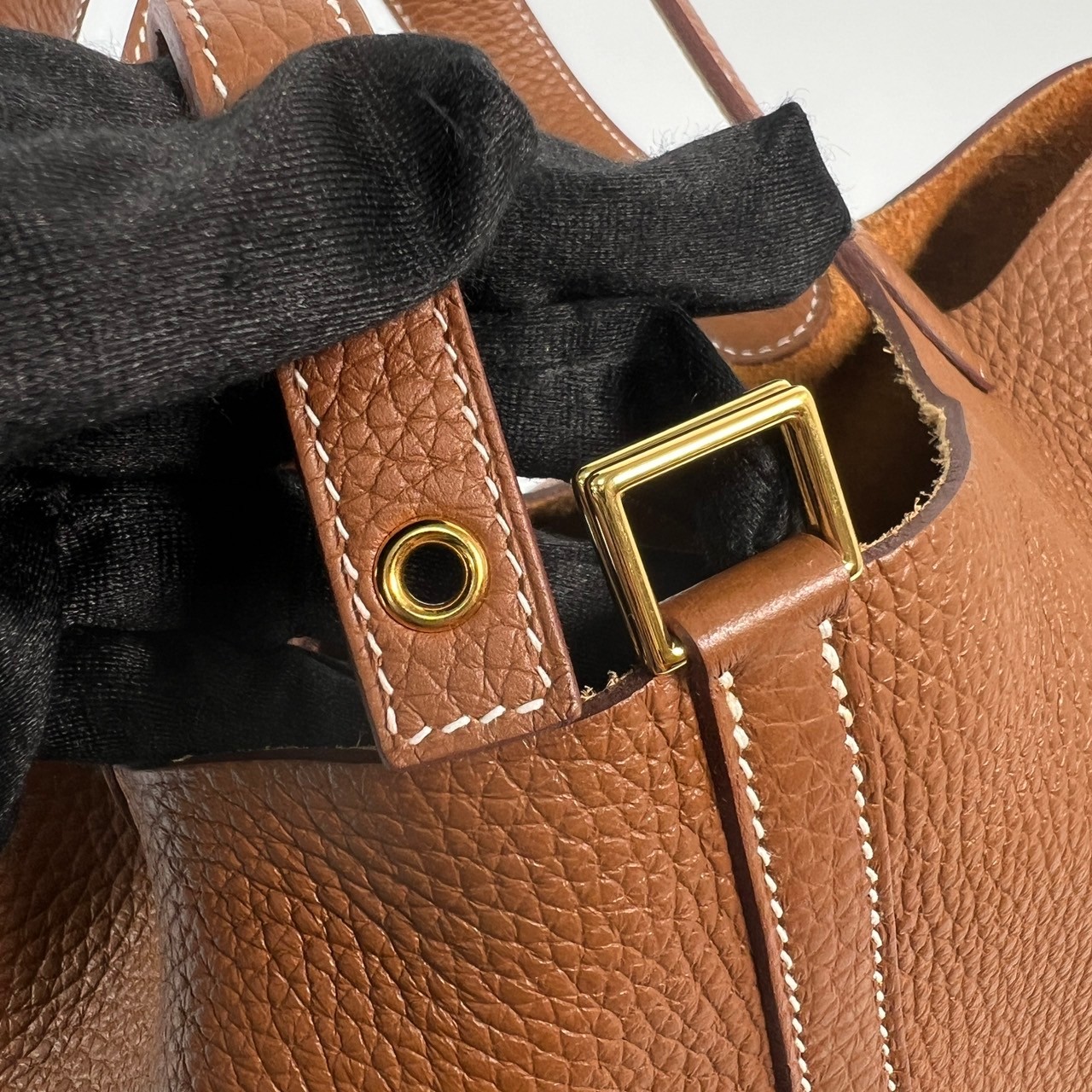 愛馬仕 Hermes Picotin Lock 22 菜籃子包 PT22 U FM 004 PM U刻 金棕PICOTIN22 原廠盒子/防塵袋/鎖組