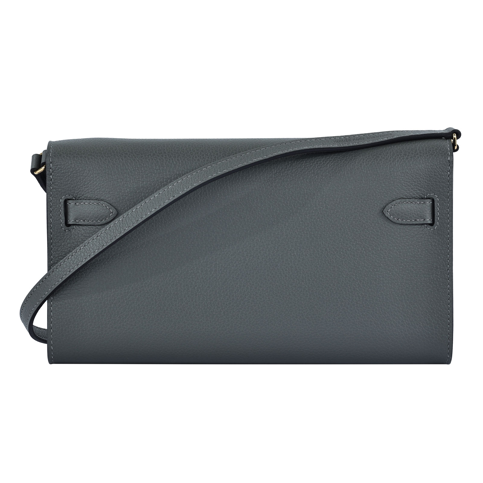 愛馬仕 Hermes Kelly to go 長夾肩背包 KLG B TI 010 BY B刻 積雨雲灰KELLY TO GO 原廠盒子/防塵袋/STARP