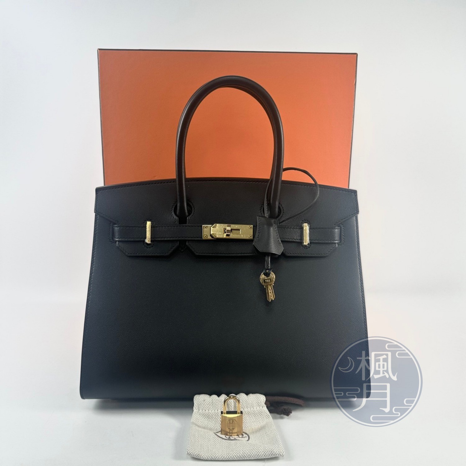 愛馬仕 Hermes Birkin Bag 柏金包 30 BK30 D ST 065 PZ  原廠盒子/防塵袋/鎖組
