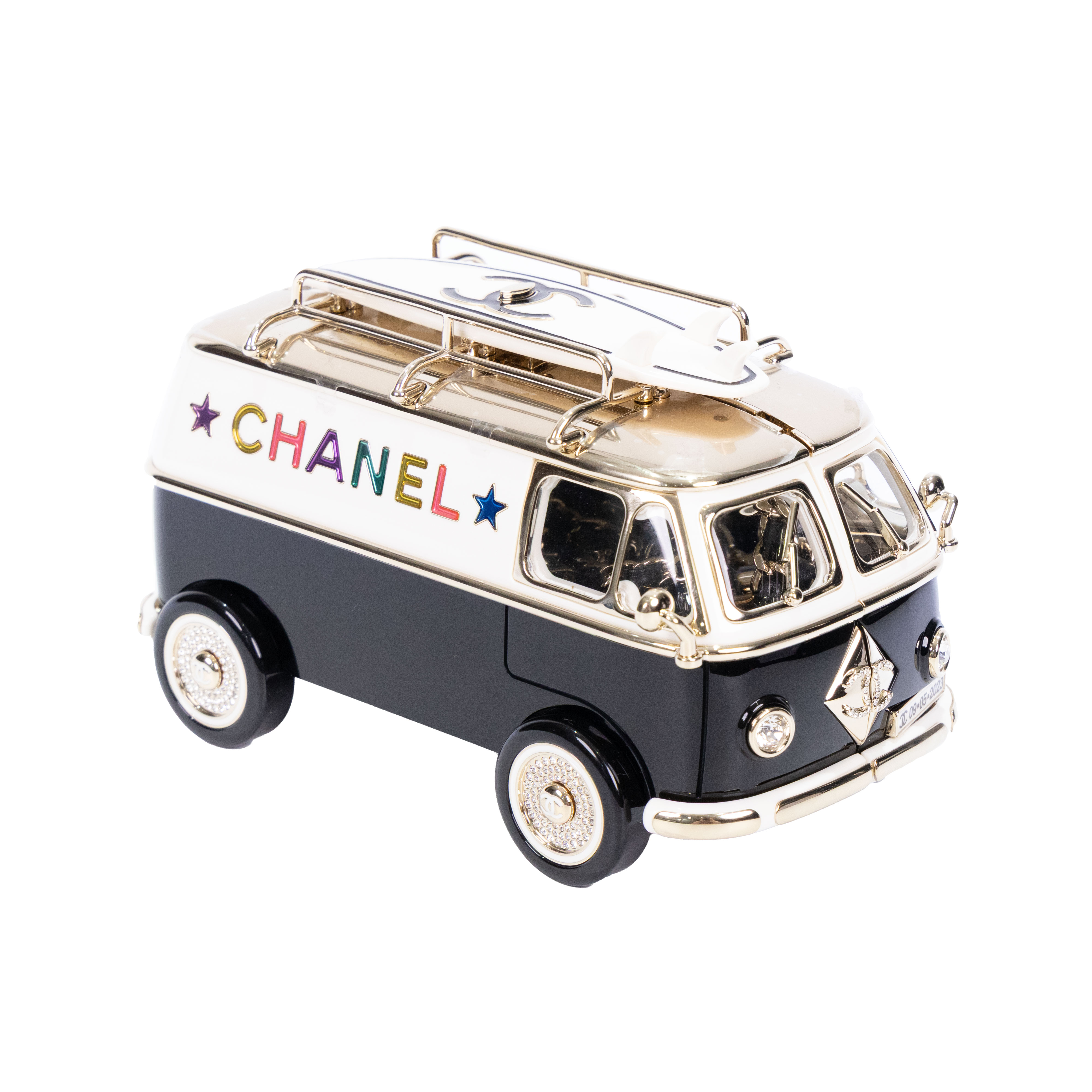 香奈兒 CHANEL 限量版 小巴士 單肩包 AS4590 休旅車硬殼包 23/24度假系列包 防塵袋