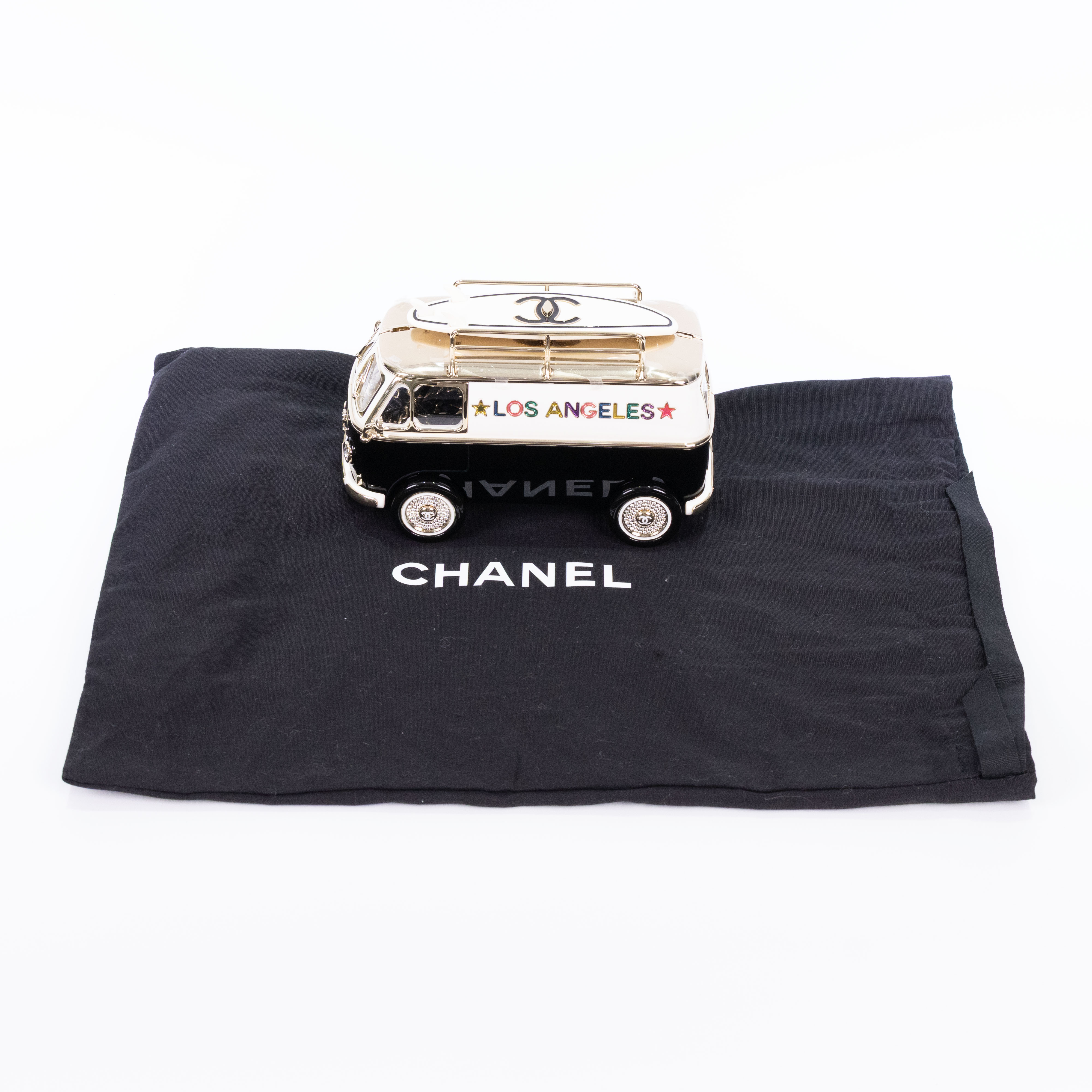 香奈兒 CHANEL 限量版 小巴士 單肩包 AS4590 休旅車硬殼包 23/24度假系列包 防塵袋