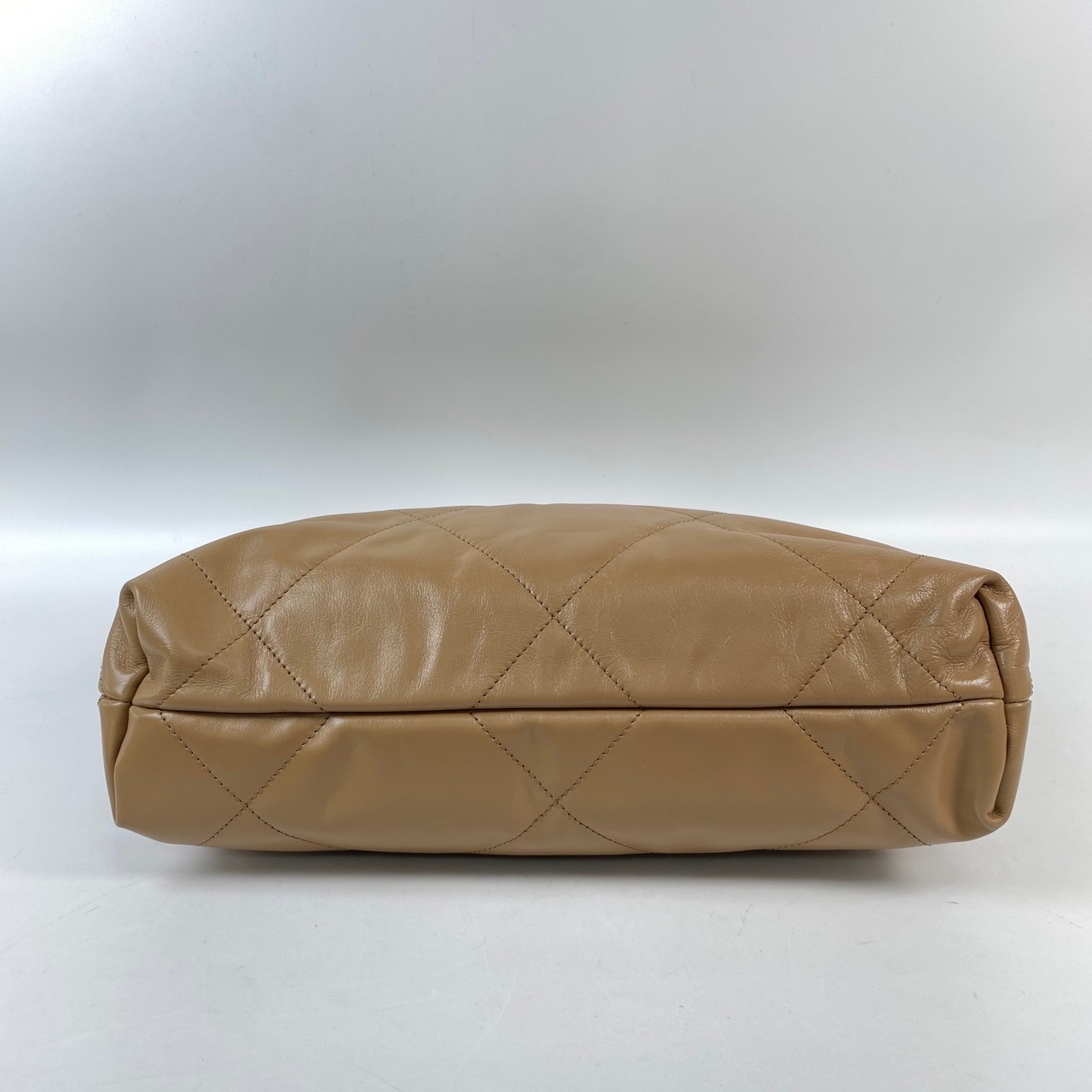 香奈兒 CHANEL 22 小型 束口包 AS3260 晶片款 奶茶色22BAG SMALL 原廠盒子/防塵袋/內袋/購買證明影本