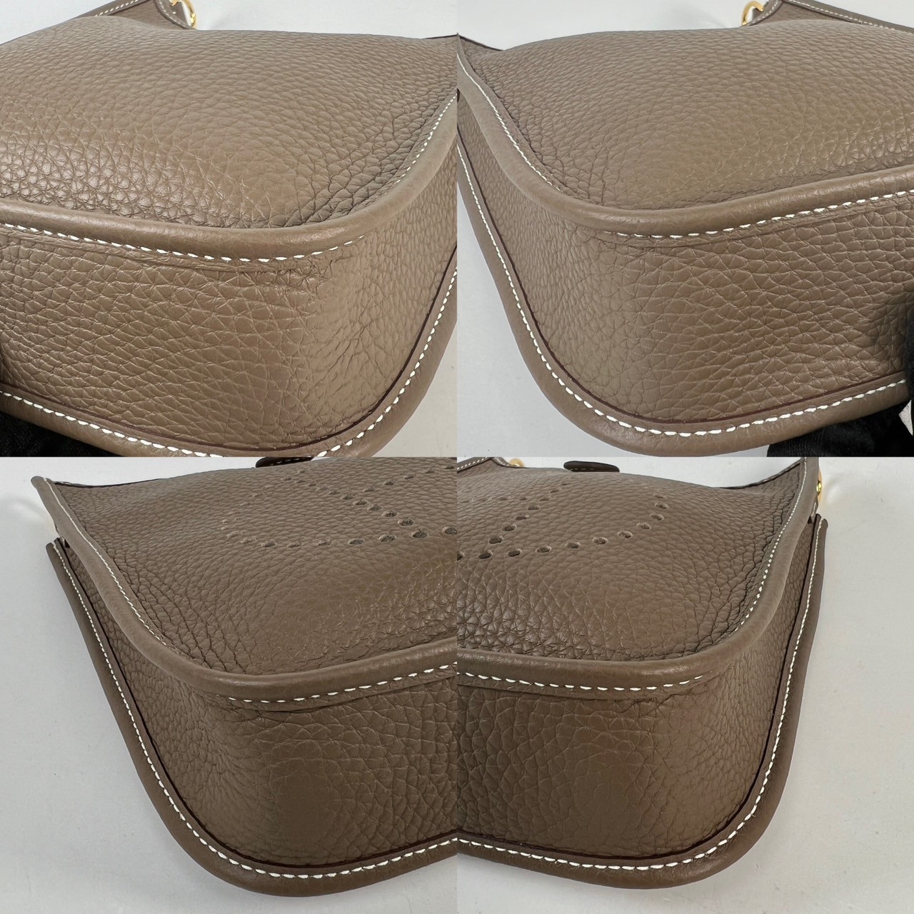 愛馬仕 Hermes Evelyne Bag 伊芙琳包 TPM EVTPM U MN 010 KD  原廠盒子/防塵袋2/背帶