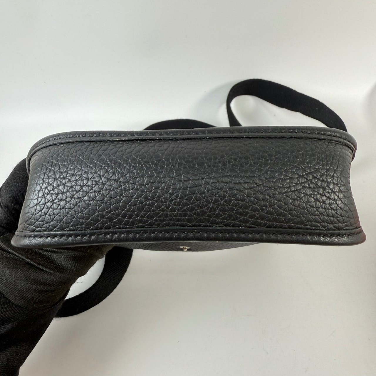 愛馬仕 Hermes Evelyne Bag 伊芙琳包 TPM EVTPM U BS 005 ZB U刻 黑銀EVELYNE 18 原廠盒子/防塵袋/背帶