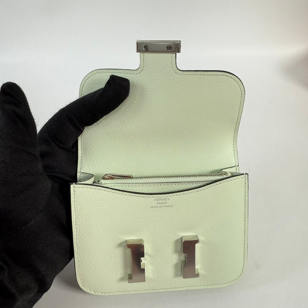 愛馬仕 Hermes Constance Bag Epsom 康康包 短夾 Slim  CNSLIM U AM 010 UH  原廠盒子/防塵袋/內袋