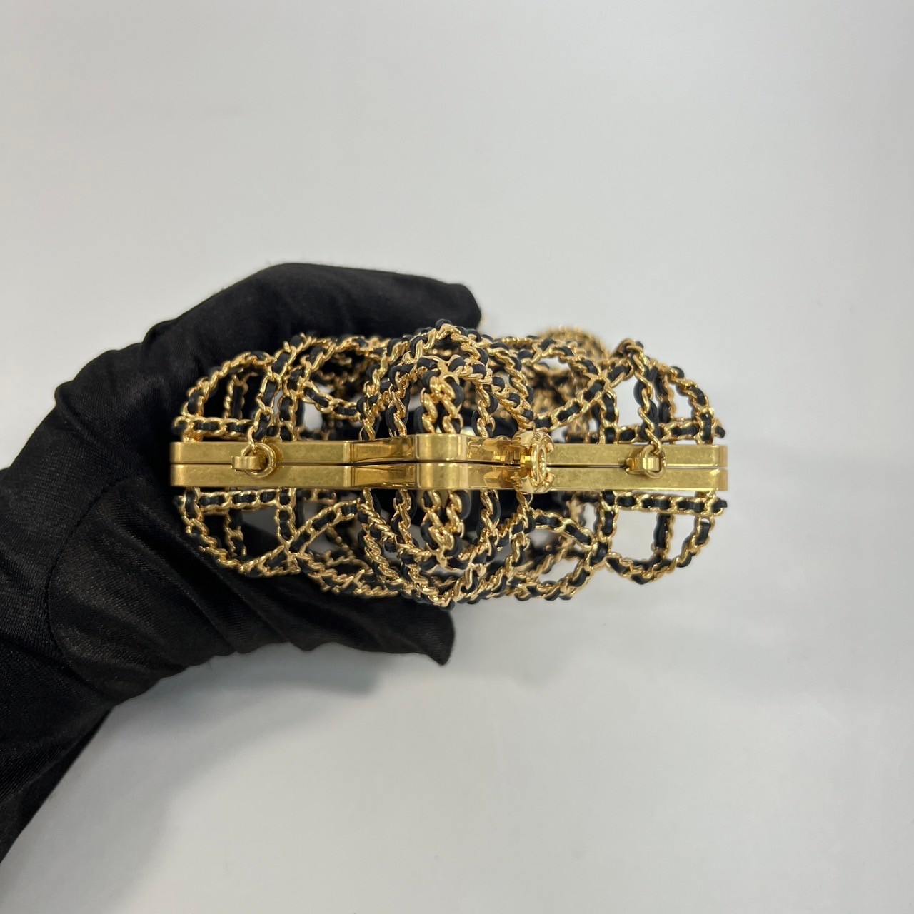 香奈兒 CHANEL 星星 晚宴包 AS4028 晶片款 23S 立體星星皮穿鍊鏤空秀款 原廠盒子