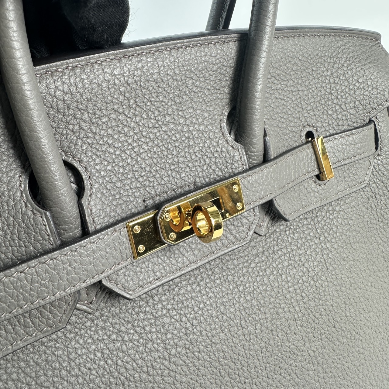 愛馬仕 Hermes Birkin Bag 柏金包 25 BK25 H041344CC/U PY 311 BT  原廠盒子/防塵袋2/購買證明/雨衣/鎖組
