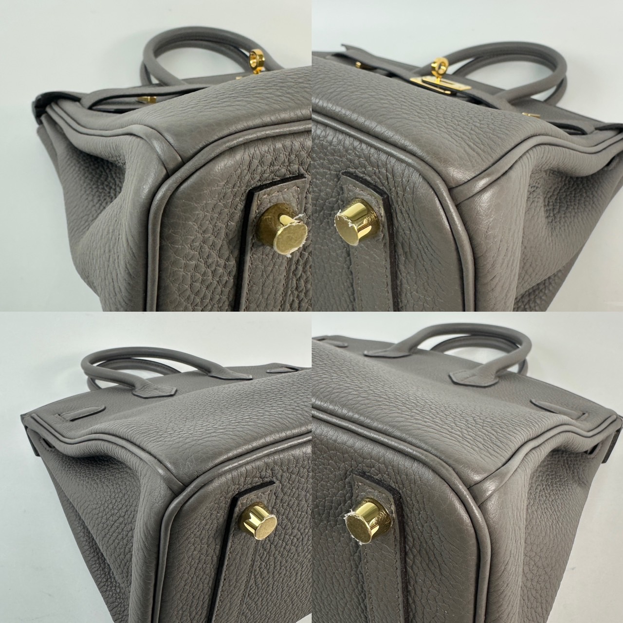 愛馬仕 Hermes Birkin Bag 柏金包 25 BK25 H041344CC/U PY 311 BT  原廠盒子/防塵袋2/購買證明/雨衣/鎖組