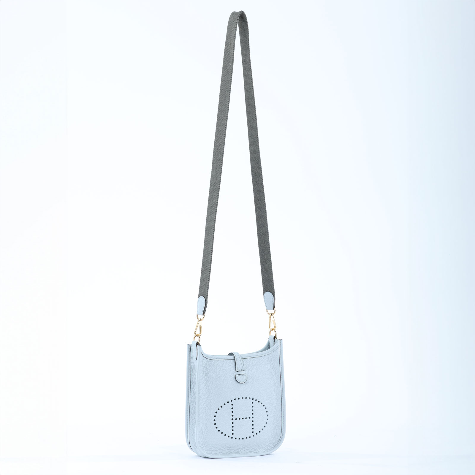 愛馬仕 Hermes Evelyne Bag Mini 伊芙琳包 Evelyne 16 EV16 W BS 005/H069426CCCW  原廠盒子/防塵袋2/購買證明/背帶