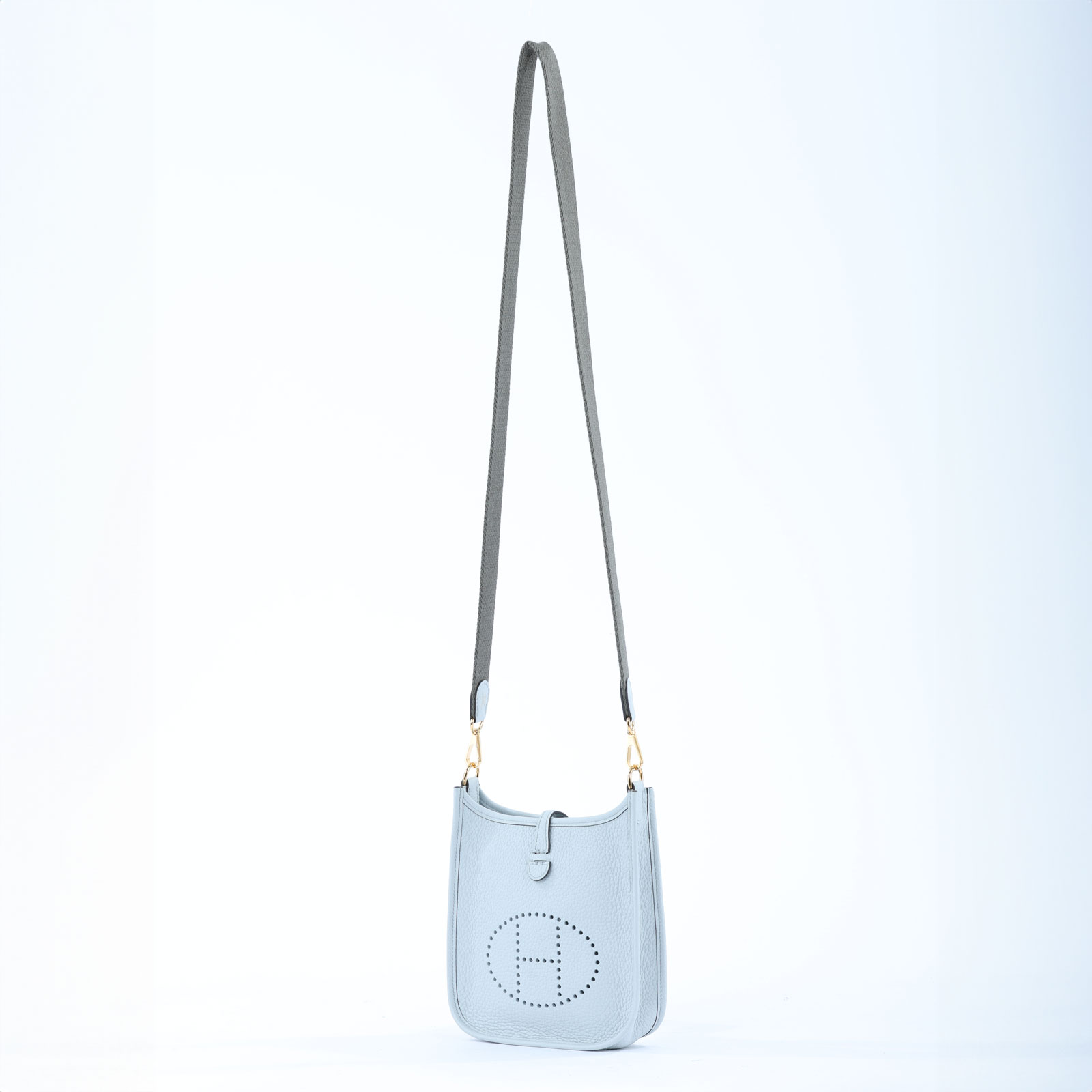 愛馬仕 Hermes Evelyne Bag Mini 伊芙琳包 Evelyne 16 EV16 W BS 005/H069426CCCW  原廠盒子/防塵袋2/購買證明/背帶