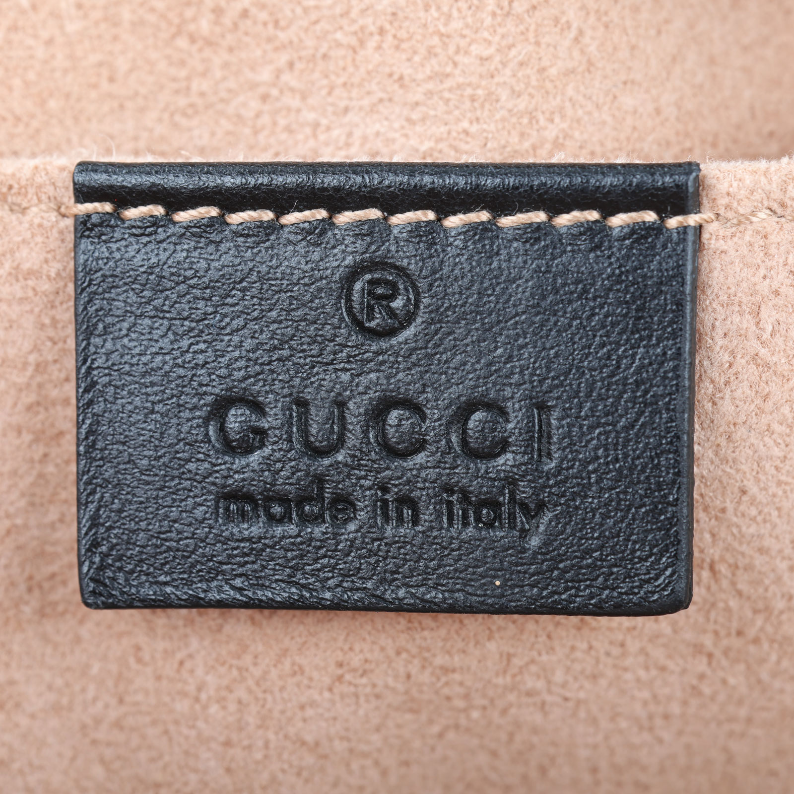 古馳 GUCCI GG Marmont 小型 絎縫 肩揹袋 447632 黑金MARMONT相機包 防塵袋