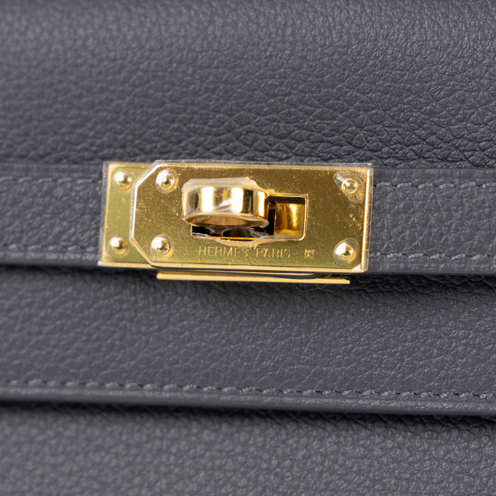 愛馬仕 Hermes Kelly to go 長夾肩背包 KLG W刻 灰金KELLY TO GO EVERCOLOR 原廠盒子/防塵袋/背帶