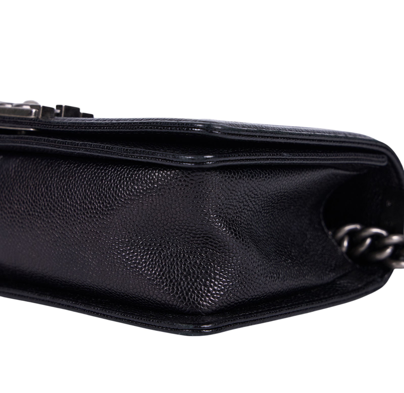 香奈兒 CHANEL Boy 25 口蓋包 A67086 19開 黑銀荔枝牛BOY25 原廠盒子/防塵袋/保證卡