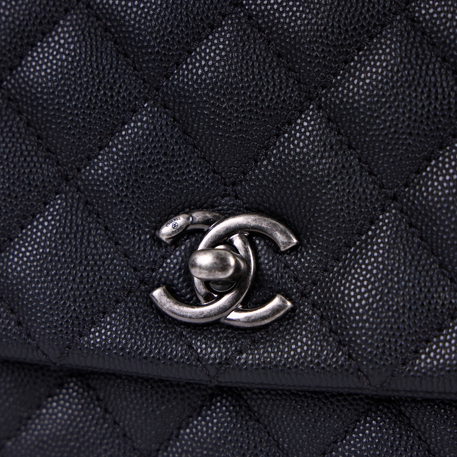 香奈兒 CHANEL Handle 24 手提 口蓋包 A92990 23開 黑銀蜥蜴手把COCO HANDLE 原廠盒子/防塵袋/背帶/保證卡