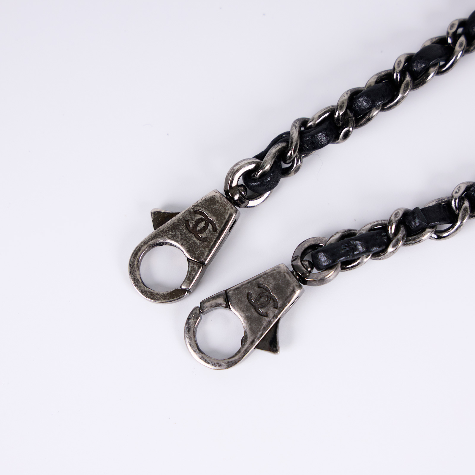 香奈兒 CHANEL Handle 24 手提 口蓋包 A92990 23開 黑銀蜥蜴手把COCO HANDLE 原廠盒子/防塵袋/背帶/保證卡