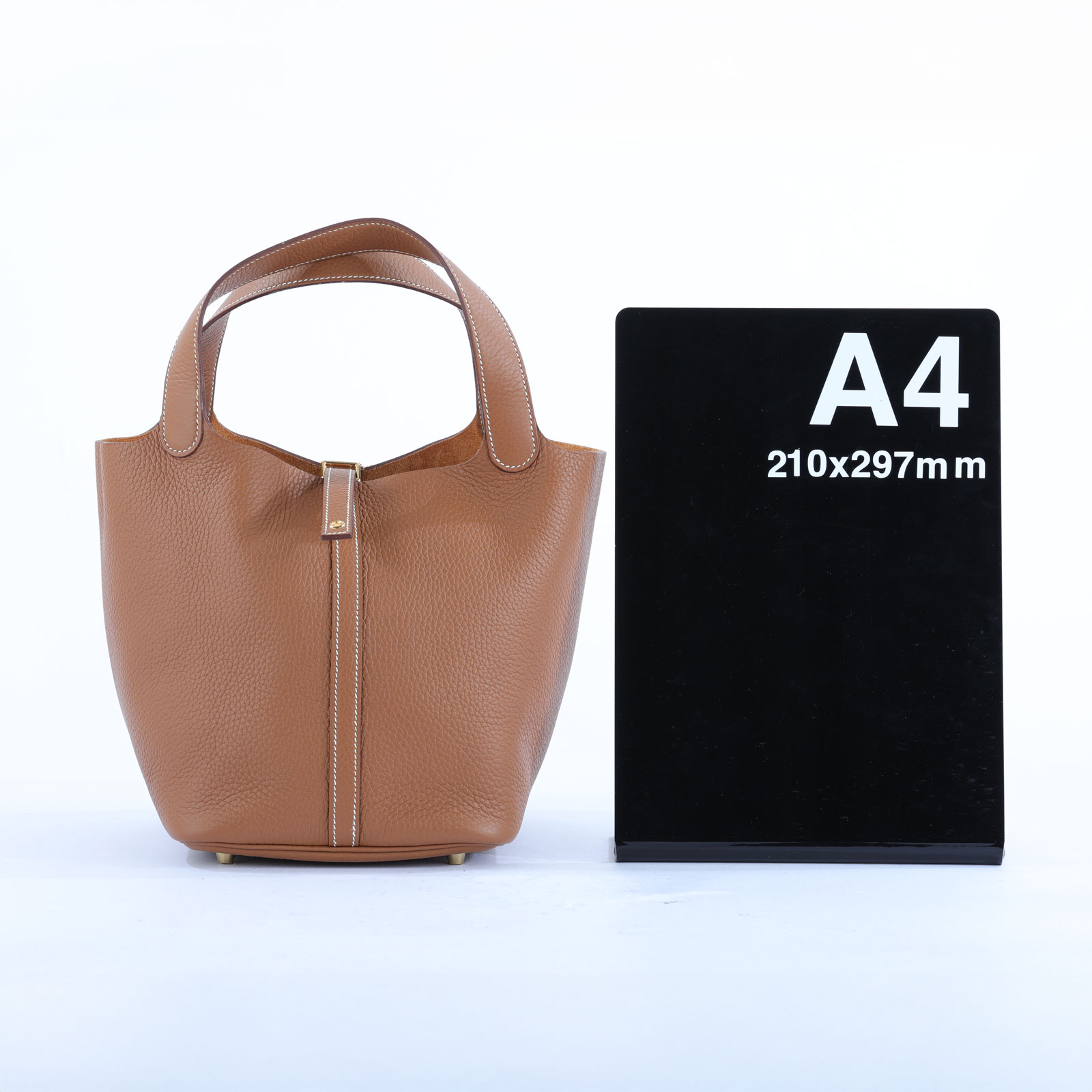 愛馬仕 Hermes Picotin Lock 22 菜籃子包 PT22 W刻 金棕金PICOTIN22 原廠盒子/防塵袋2/鎖組