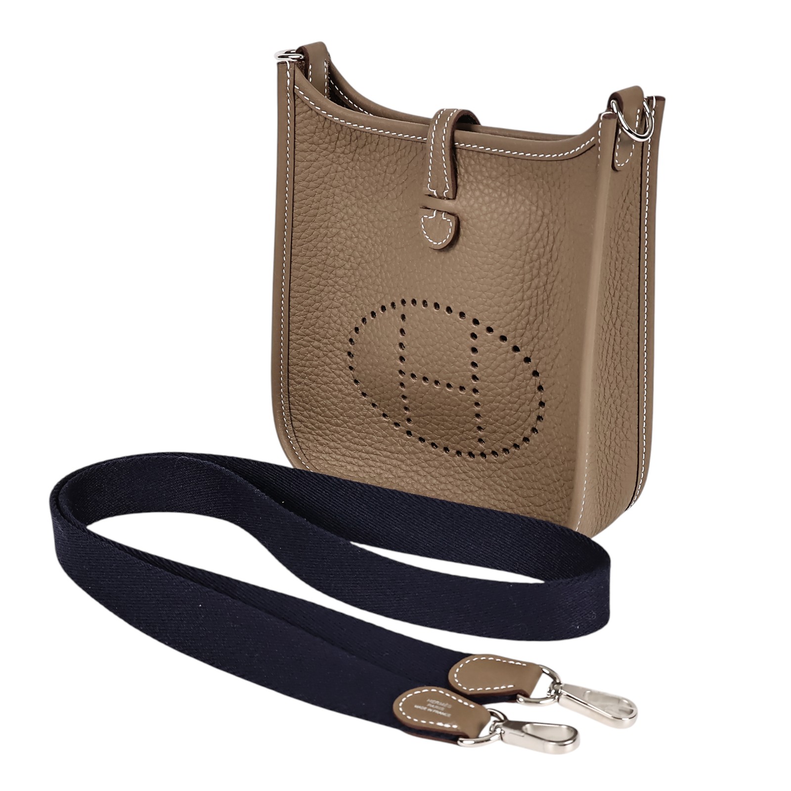 愛馬仕 Hermes Evelyne Bag Mini 伊芙琳包 Evelyne 16 EV16 K BS 001  原廠盒子/防塵袋/背帶