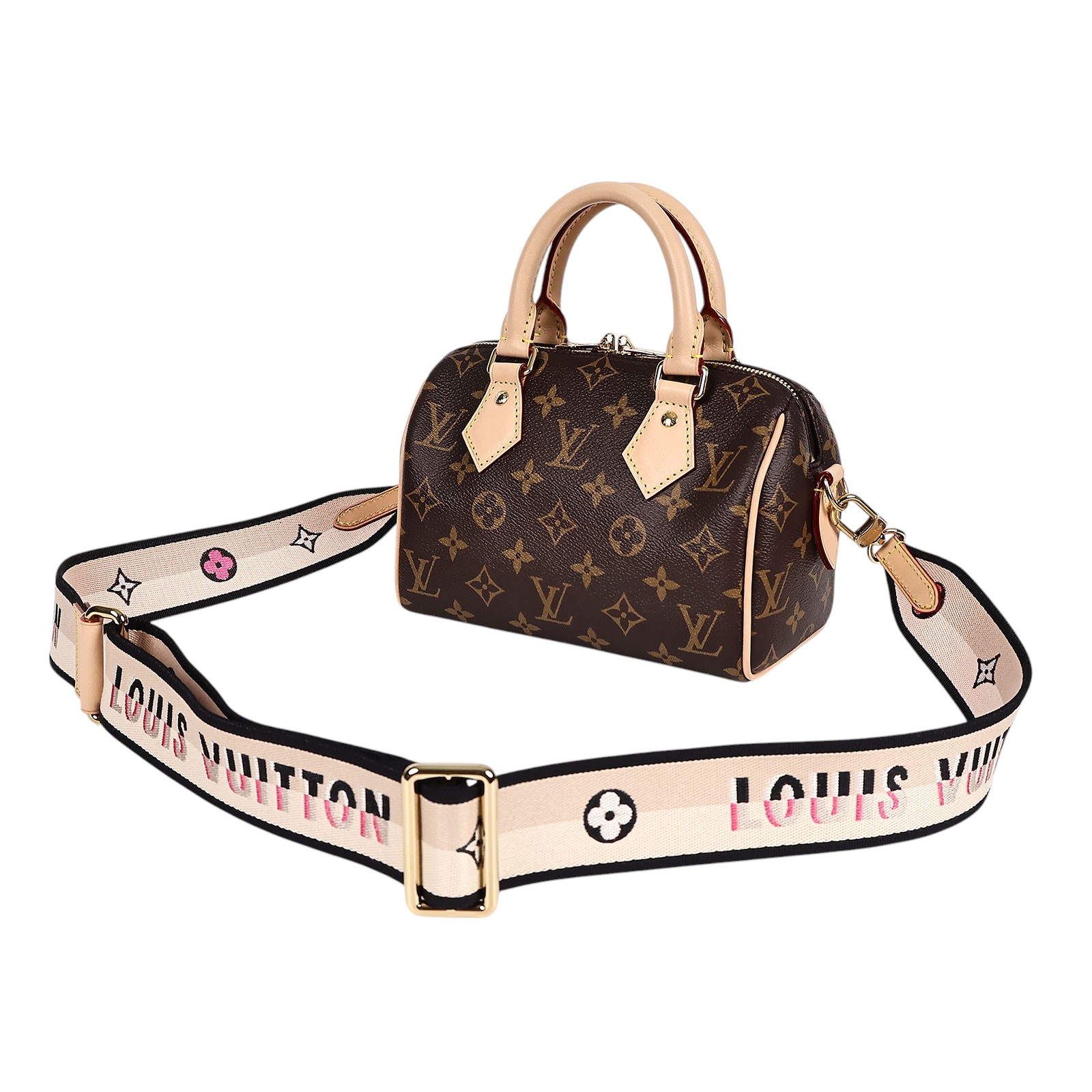 路易威登 LOUIS VUITTON Speedy Bandoulière  20 原花 手提 斜背 波士頓包 黑色 M46234 晶片款  原廠盒子/防塵袋/背帶/鎖組