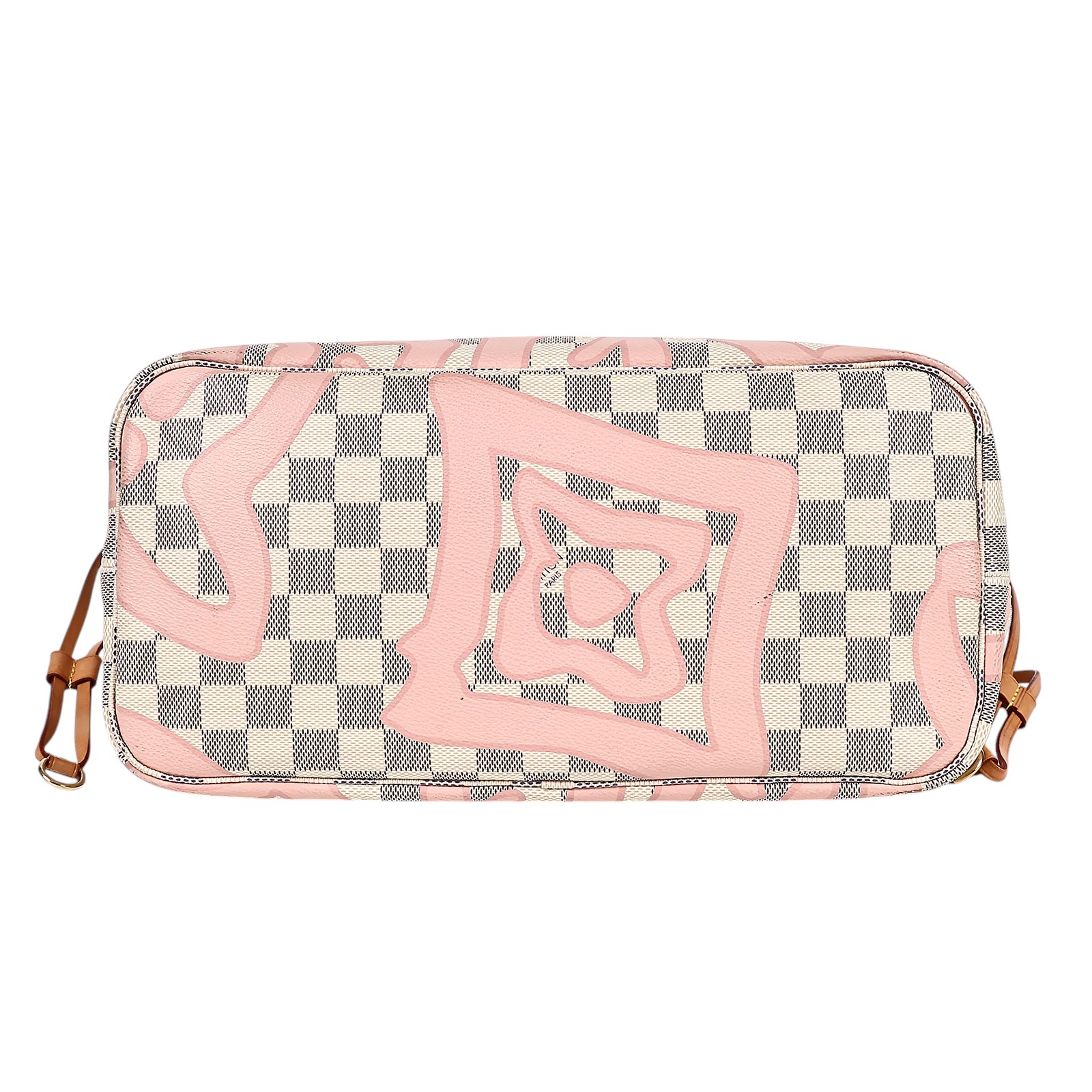 路易威登 LOUIS VUITTON Neverfull MM 粉棋盤格 N41050 粉棋盤格NEVERFULL MM 內袋