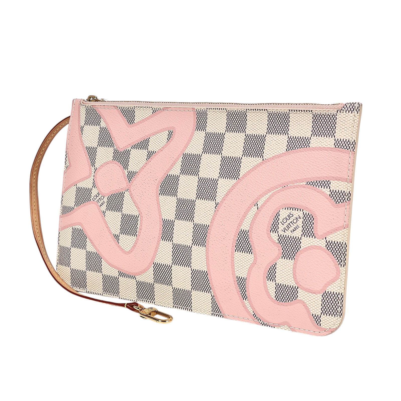 路易威登 LOUIS VUITTON Neverfull MM 粉棋盤格 N41050 粉棋盤格NEVERFULL MM 內袋