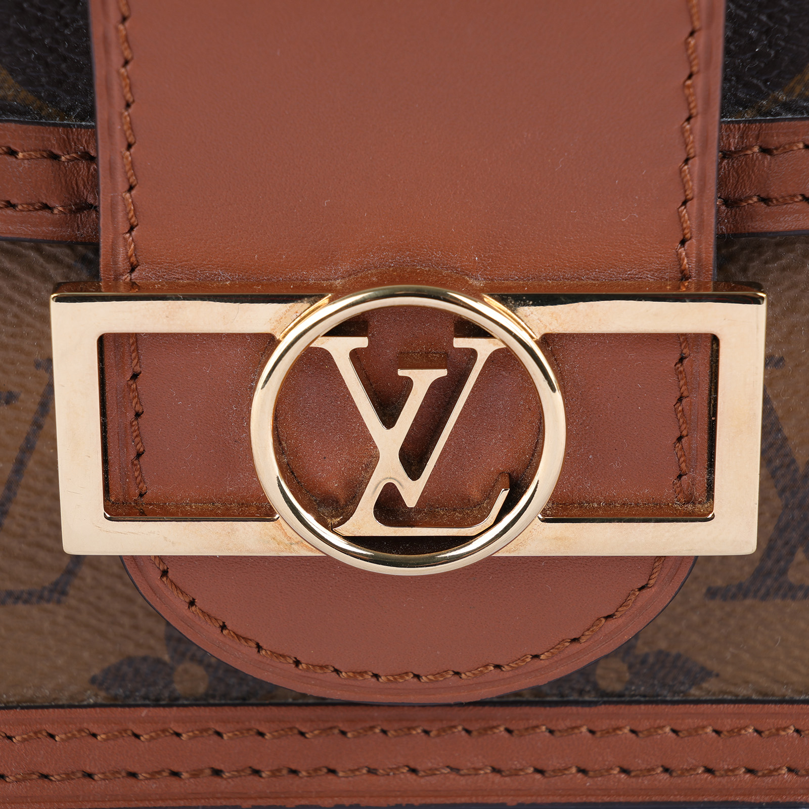路易威登 LOUIS VUITTON Dauphine 鏈帶錢包 M68746 晶片款 原花DAUPHINE WOC 防塵袋/背帶