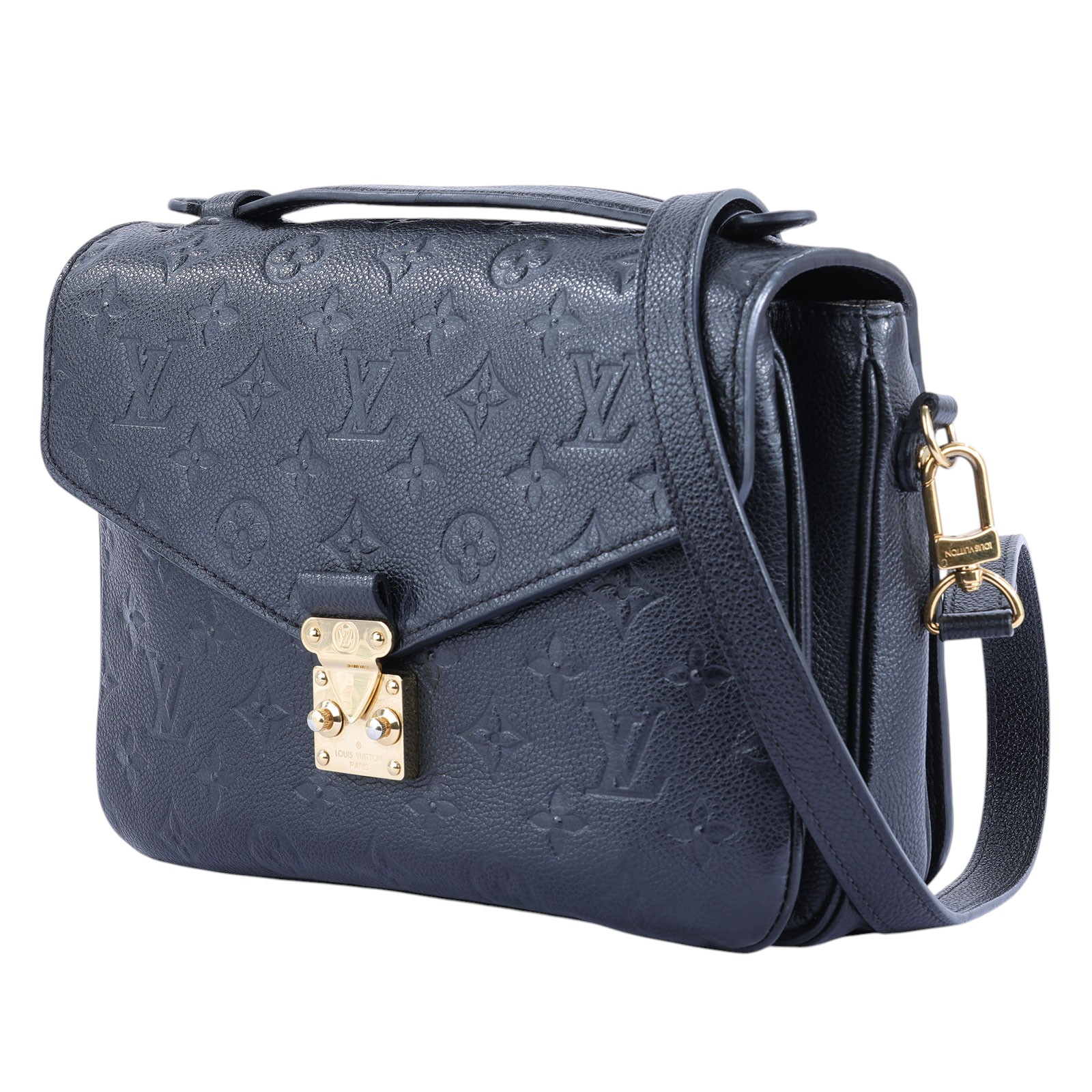 路易威登 LOUIS VUITTON Pochette Métis 壓花牛皮 釦式 手提 斜背包 M41487  原廠盒子/防塵袋/背帶/購買證明