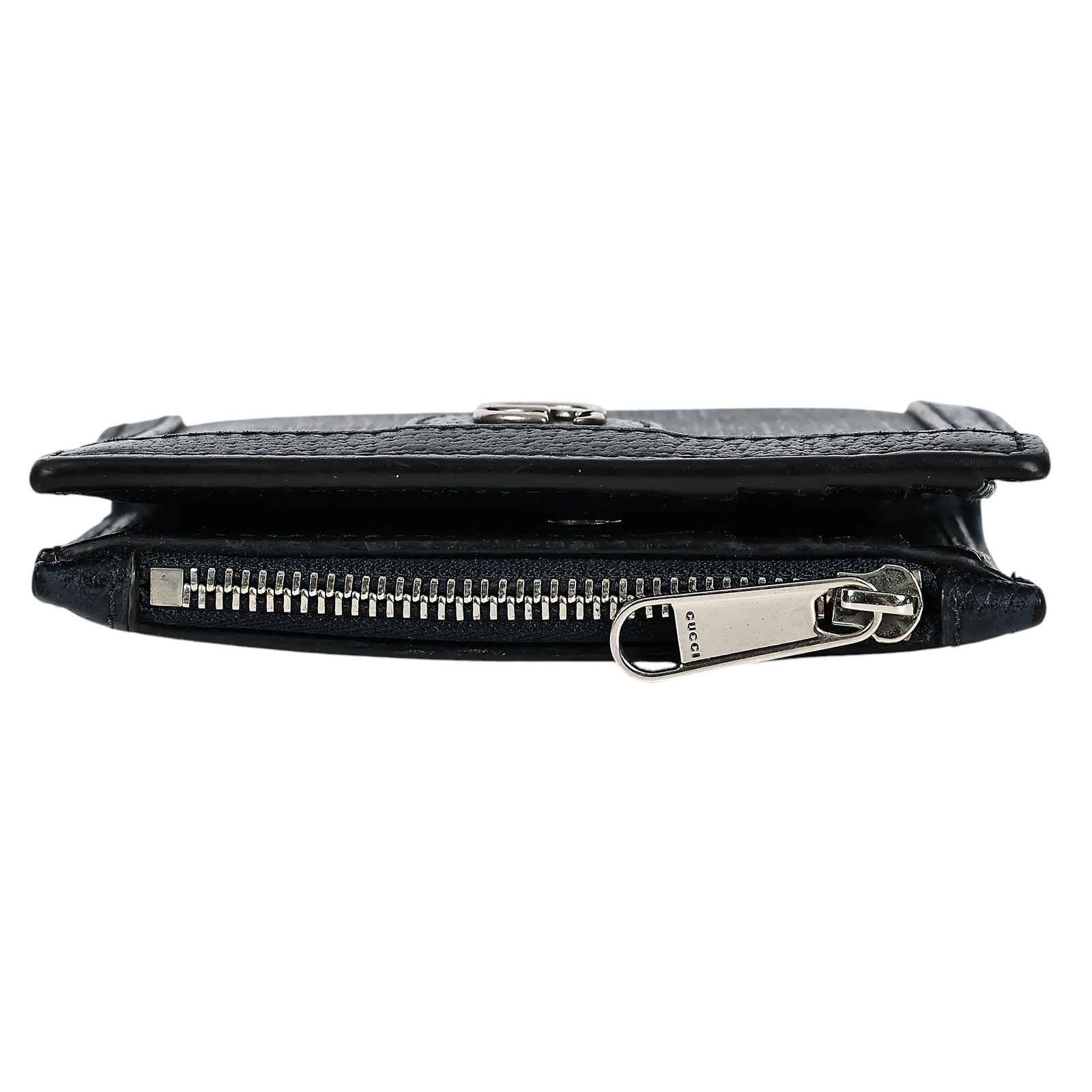 古馳 GUCCI Ophidia 760238 藍原花對折短夾 原廠盒子/防塵袋