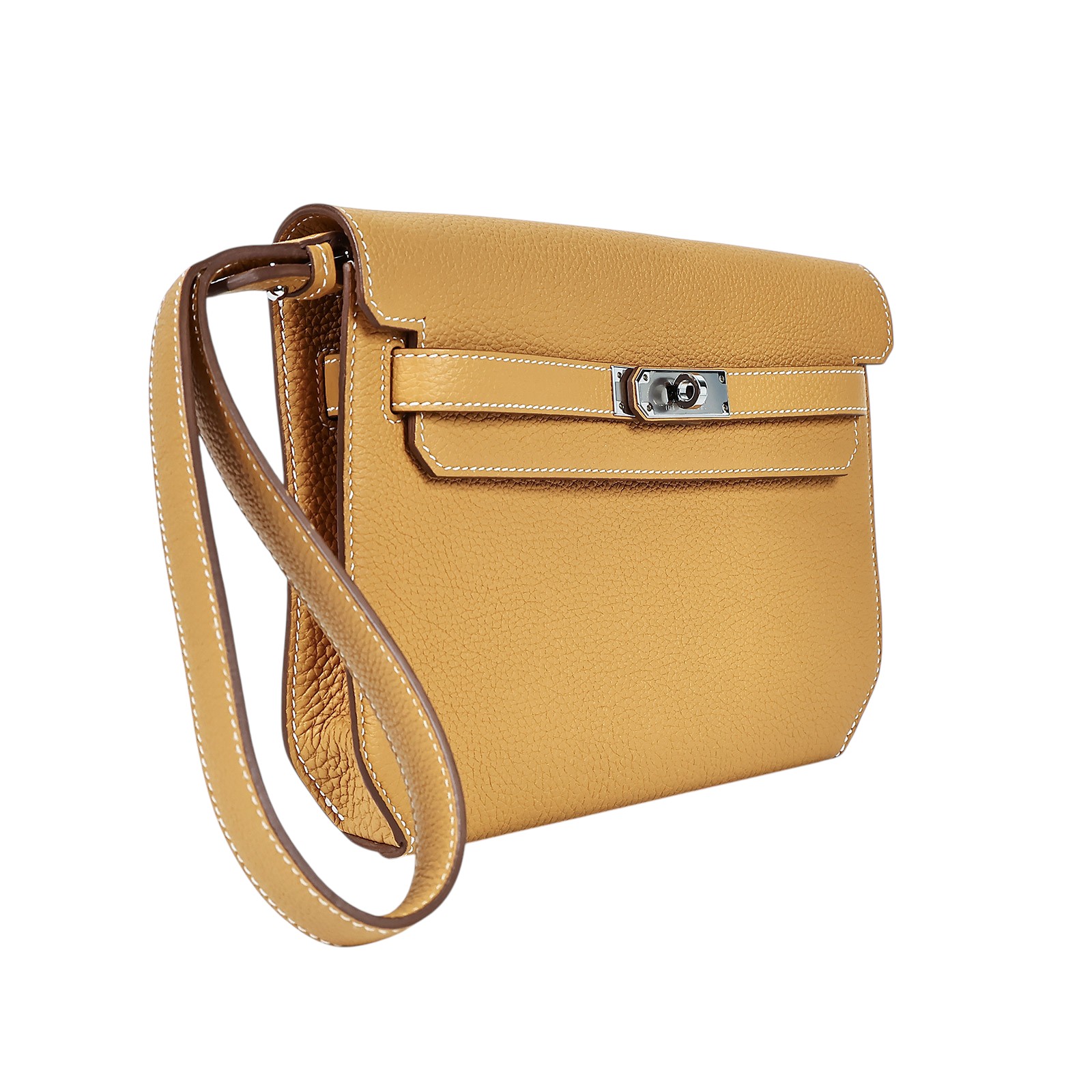 愛馬仕 Hermes kelly Depeches 25 手拿包 DP25 B刻 沙灘金銀扣KELLY DEPECHES 25 原廠盒子/防塵袋/背帶/購買證明