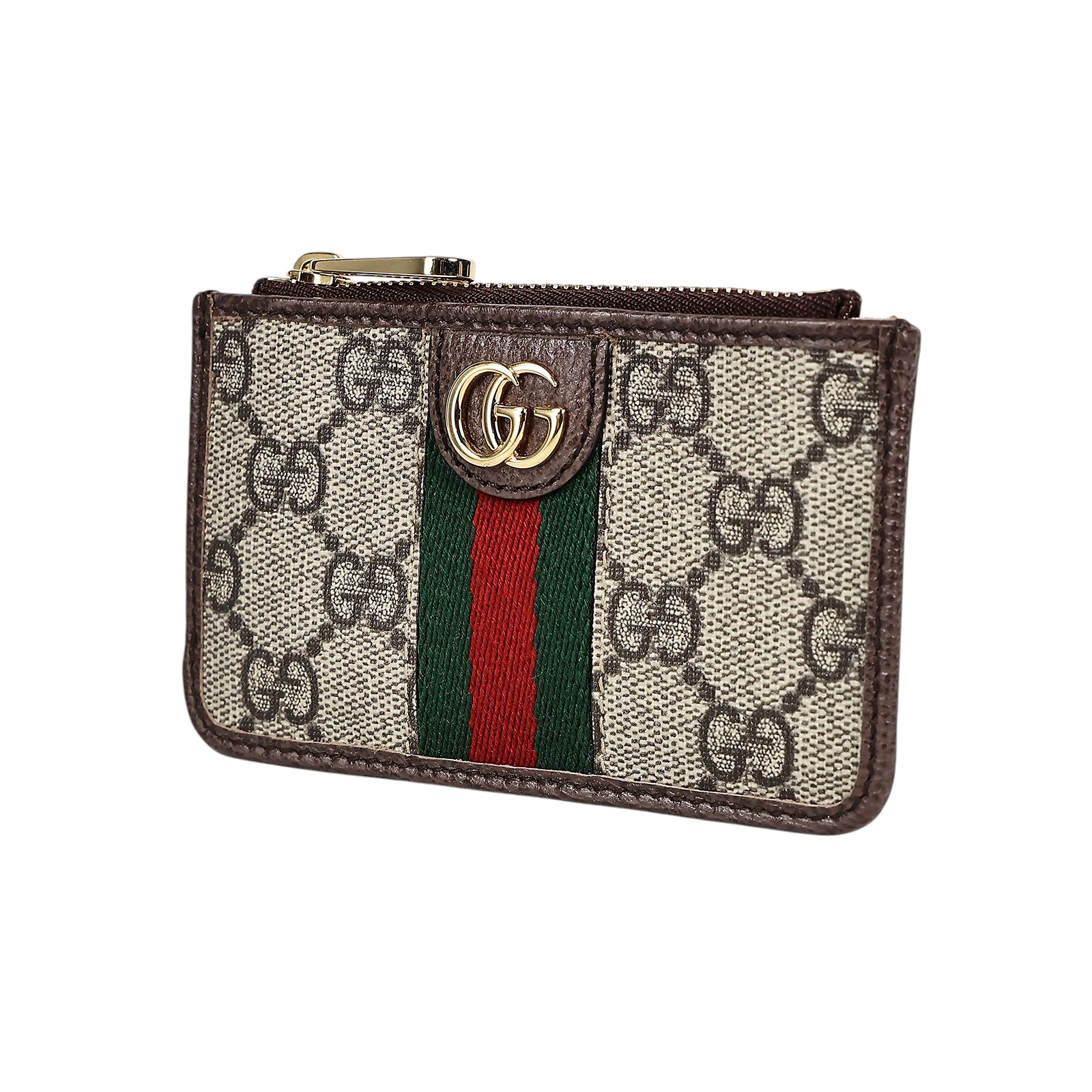 古馳 GUCCI Ophidia 卡夾 零錢包 671723 原花OPHDIA拉鍊卡夾錢包 原廠盒子/防塵袋