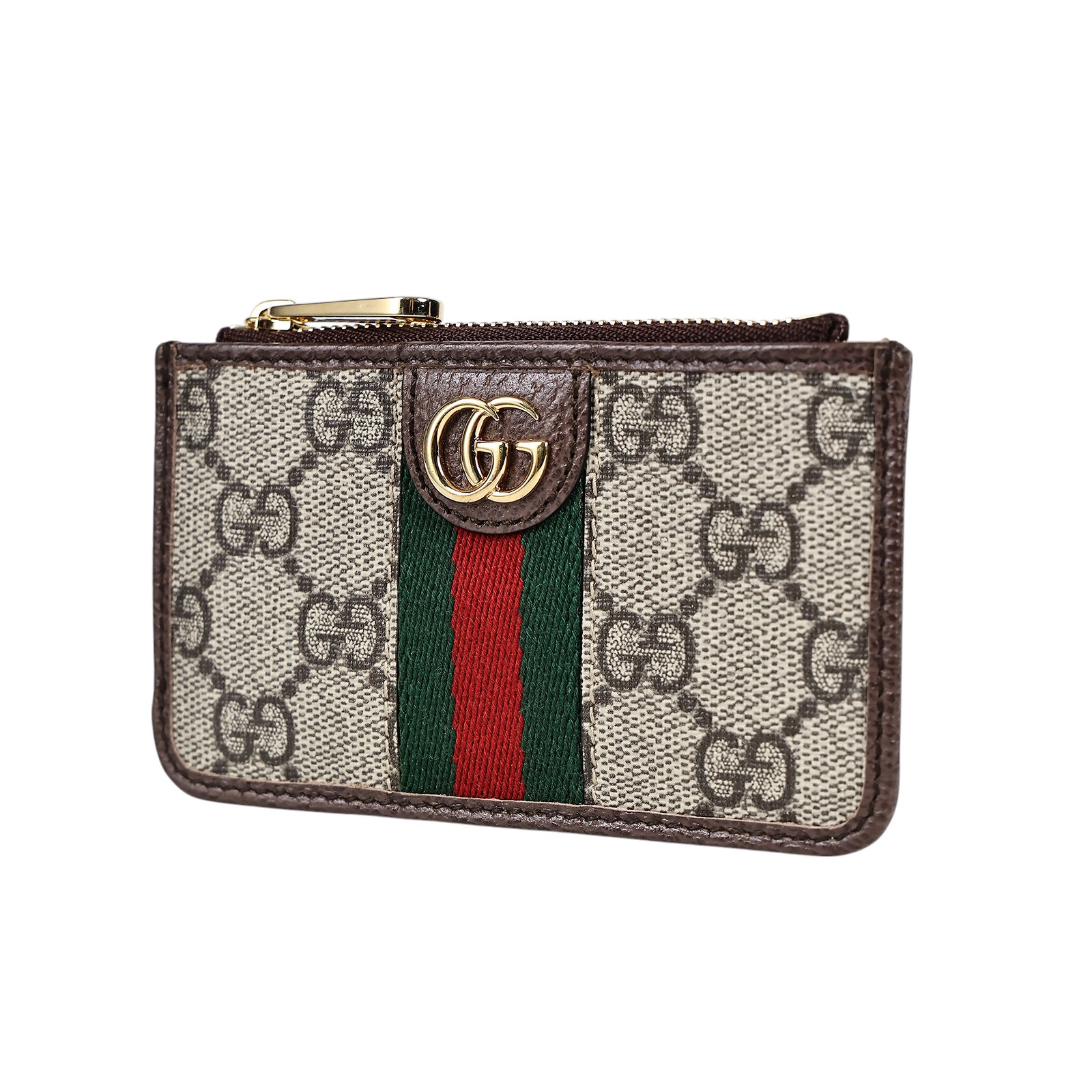 古馳 GUCCI Ophidia 卡夾 零錢包 671723 原花OPHDIA拉鍊卡夾錢包 原廠盒子/防塵袋