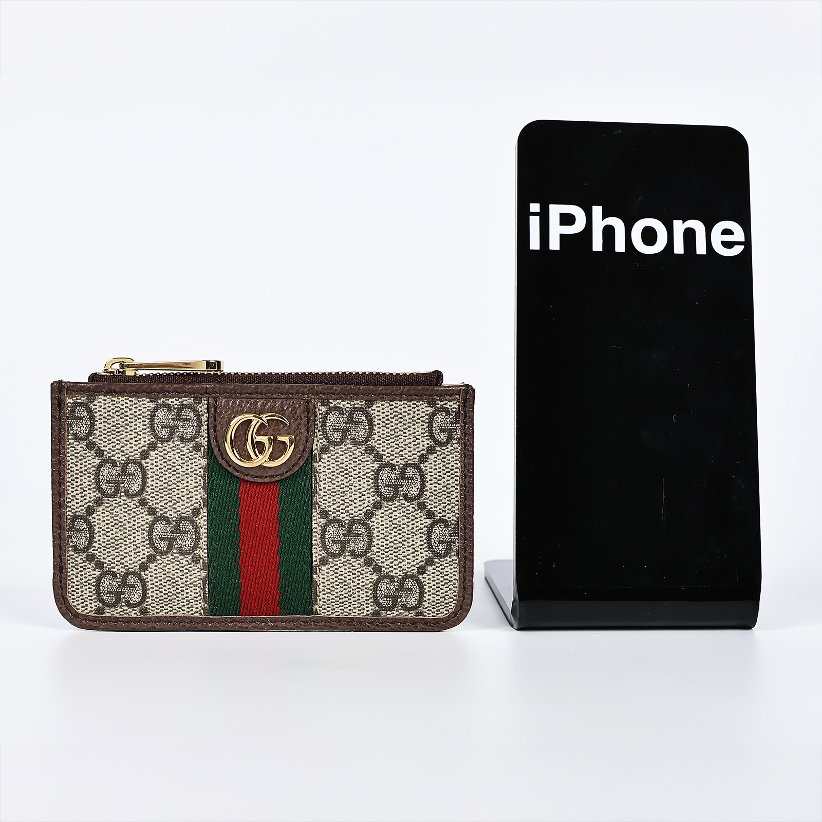 古馳 GUCCI Ophidia 卡夾 零錢包 671723 原花OPHDIA拉鍊卡夾錢包 原廠盒子/防塵袋