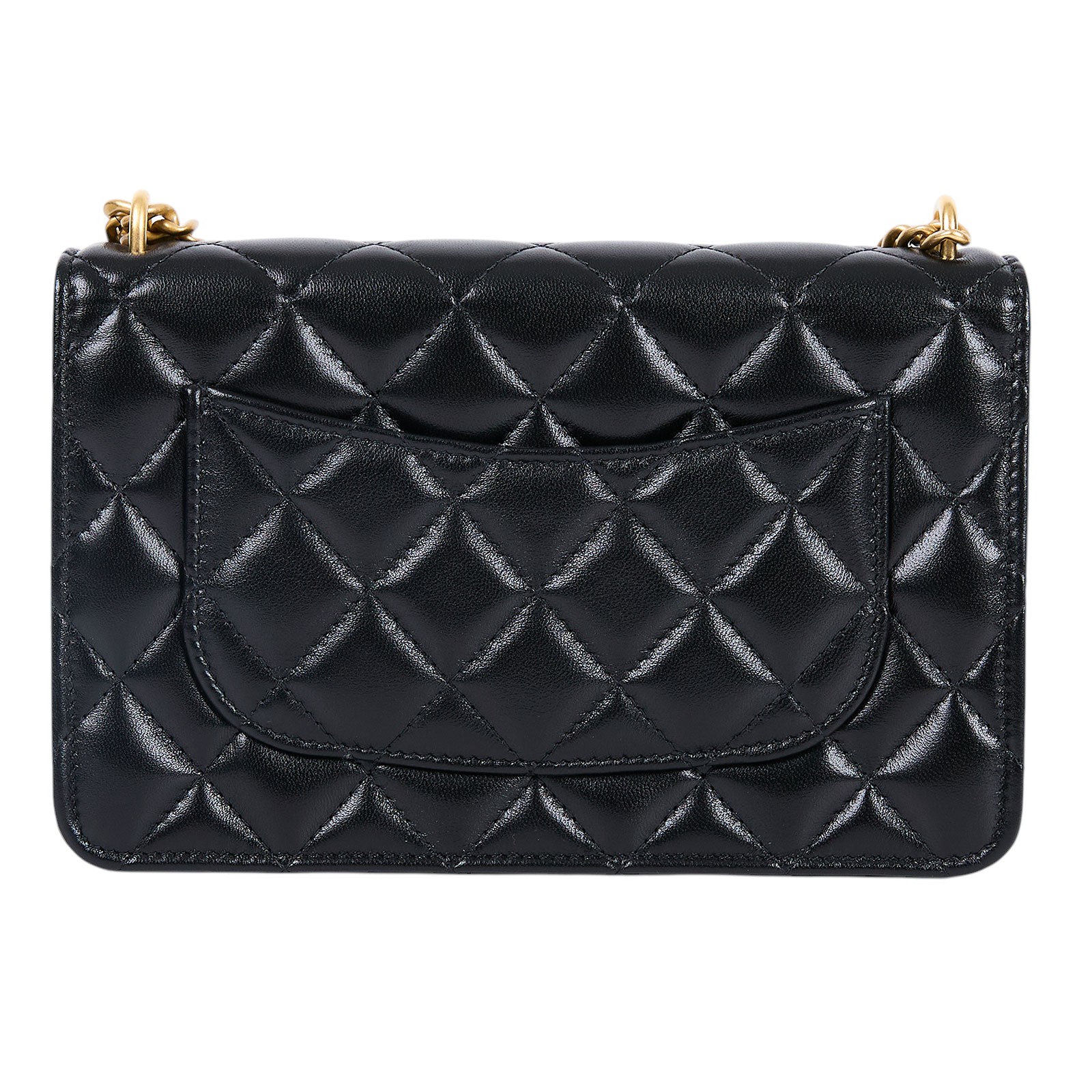 香奈兒 CHANEL CC logo 菱格紋 WOC 肩背 斜背 經典口蓋包 AP3201 晶片款 黑金愛心調節釦WOC 原廠盒子/防塵袋/購買證明